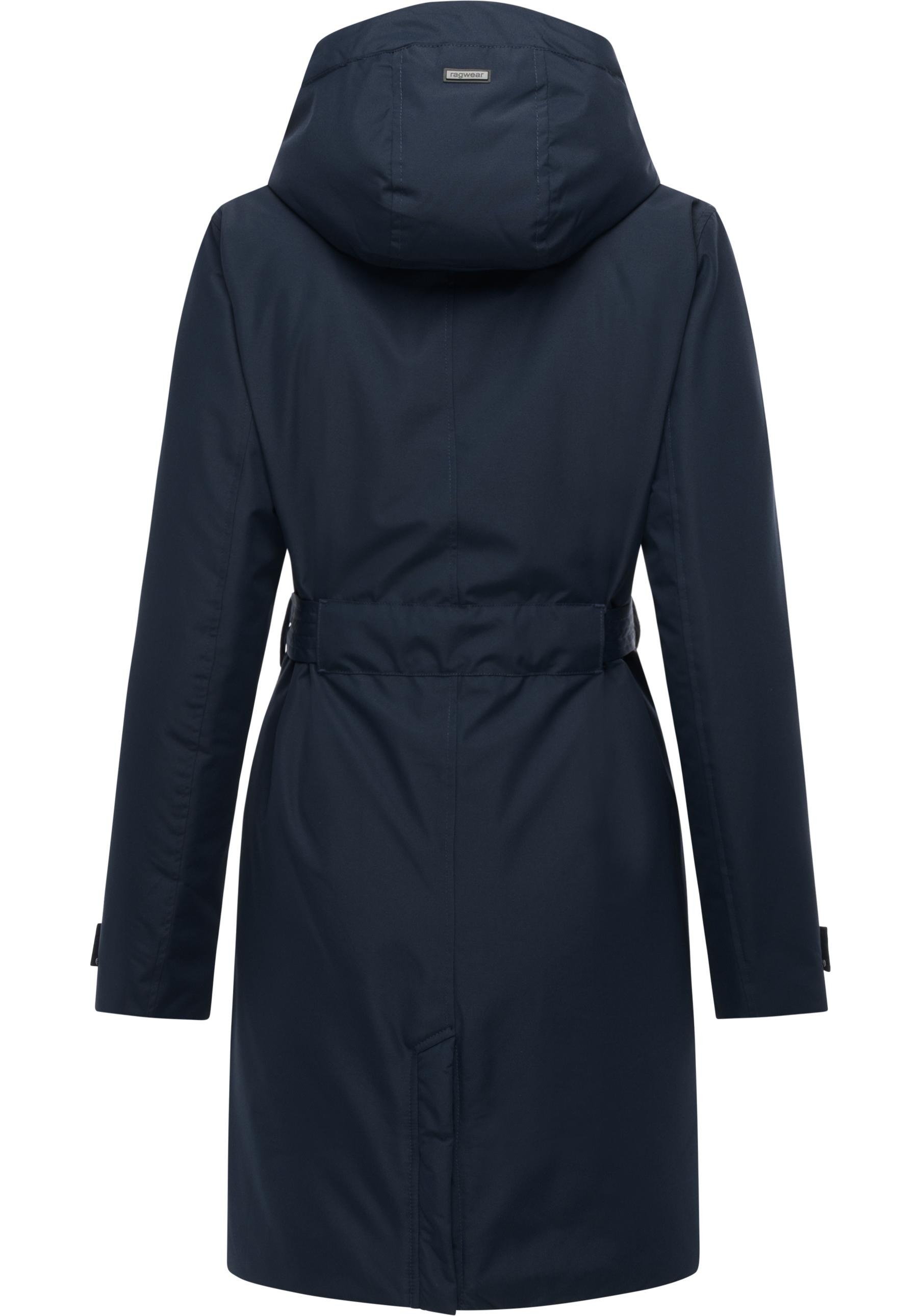 Thumbnail - Ragwear Kurzmantel "Horatia Warm YOUMODO" Wasserdichter Wintermantel mit Bindegürtel