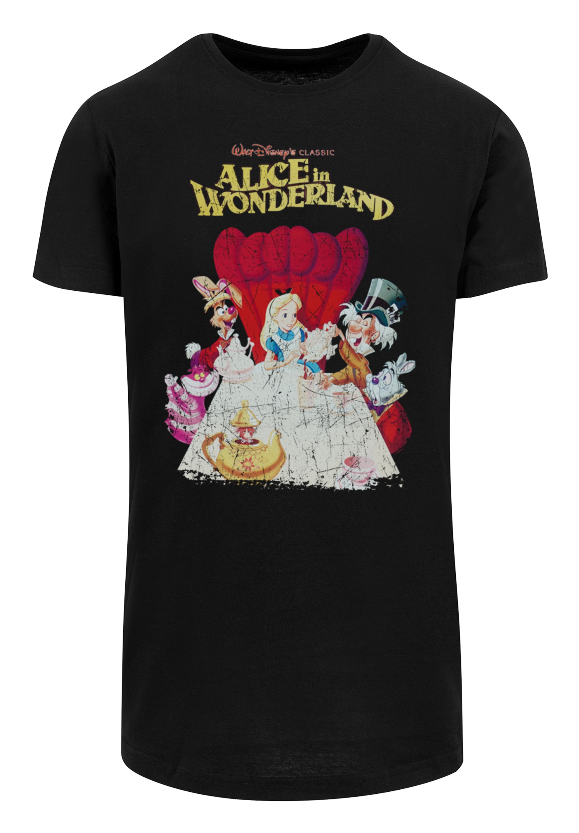 F4NT4STIC T-Shirt »Alice In Wonderland Retro Poster'«, Print
