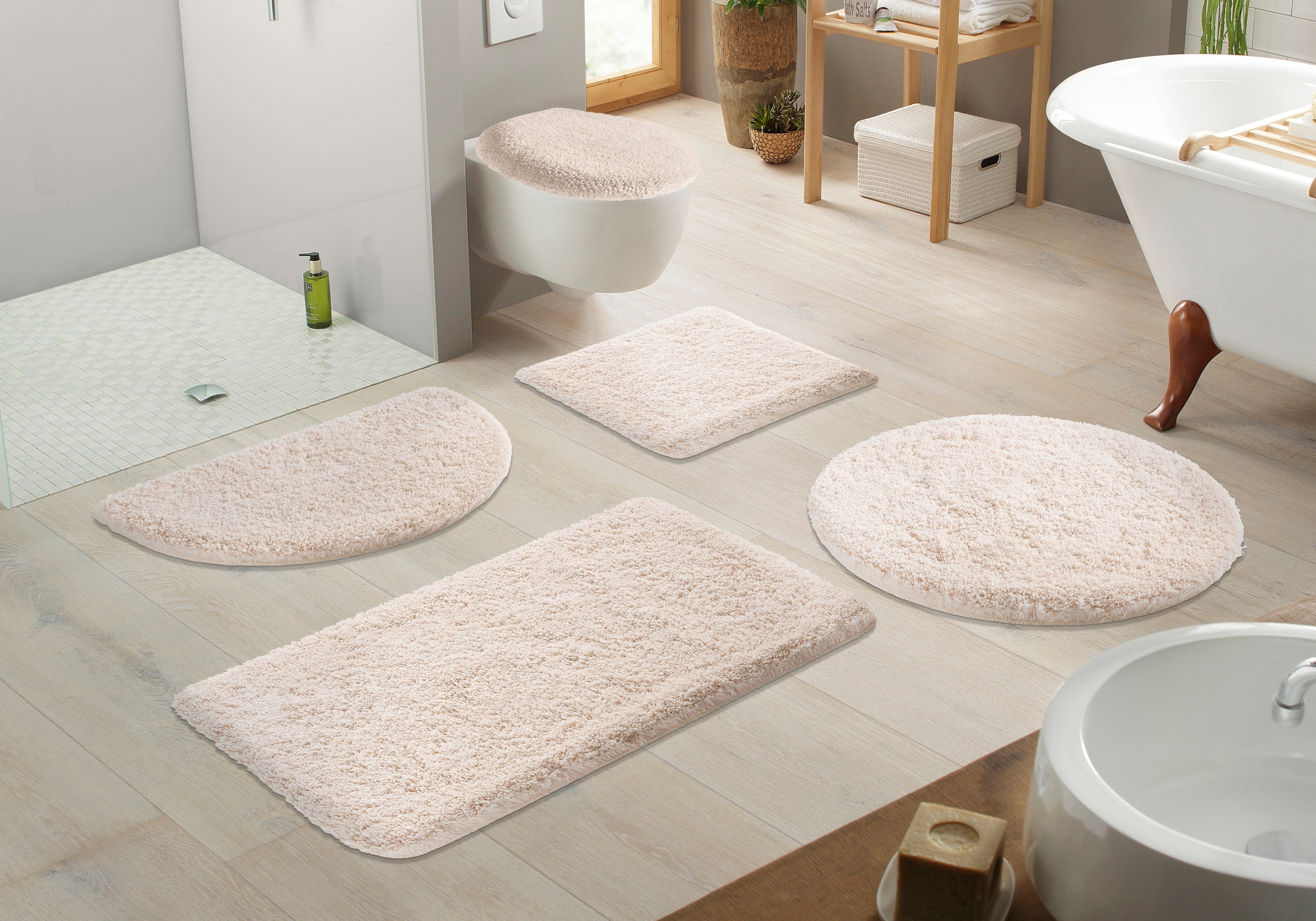 Kleine Wolke "Mellow" Höhe 40 mm rutschhemmend beschichtet fußbodenheizungs günstig online kaufen