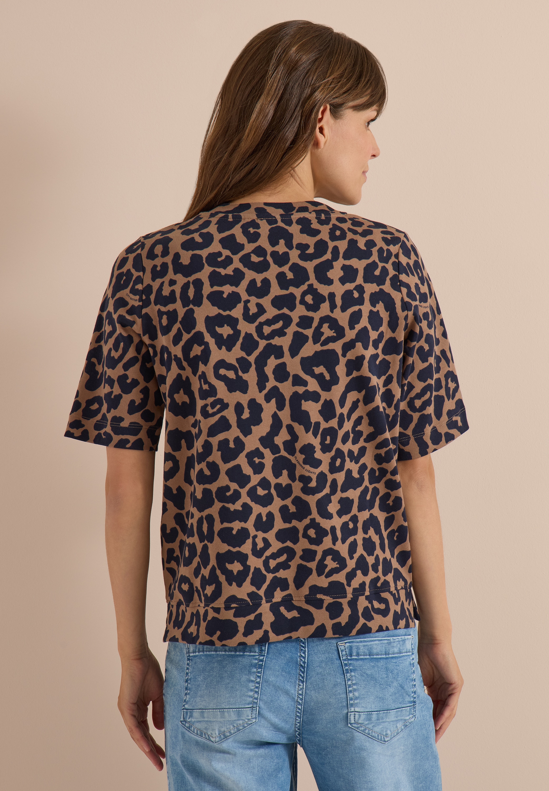 Cecil Print-Shirt aus reiner Baumwolle
