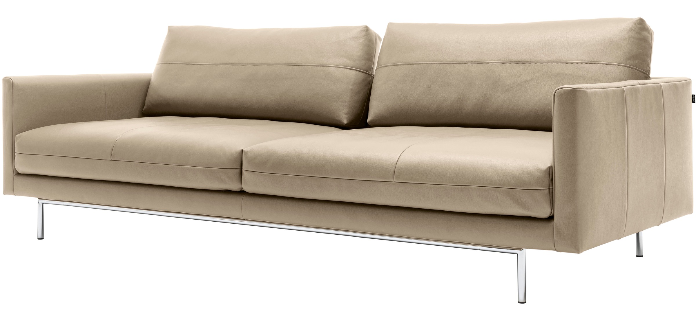 Creation BY ROLF BENZ 3,5-Sitzer »CR.414, Designsofa, edles Sofa, Loungesofa, Ledersofa, klares Design«, aus Leder oder Chenille, erstklassiger Sitzkomfort, legere Polsterung
