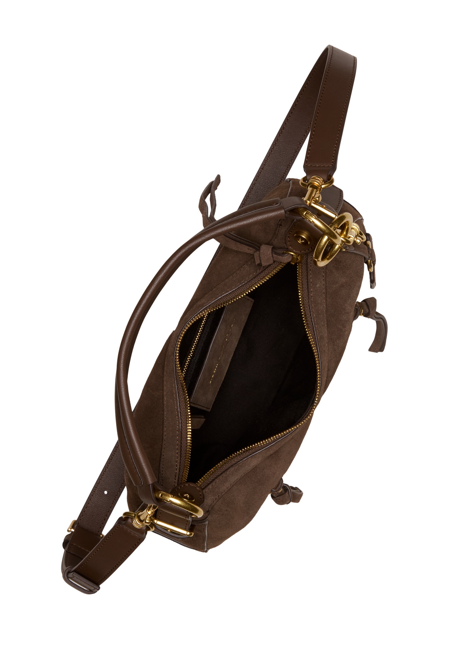 Marc O'Polo Umhängetasche »aus weichem Veloursleder«