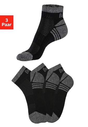 Kurzsocken, (3 Paar)