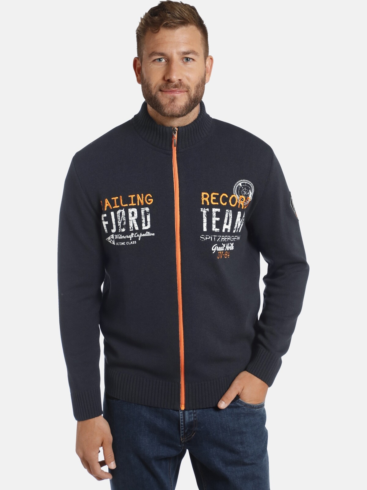 Jan Vanderstorm Strickjacke "Strickjacke SVEND"