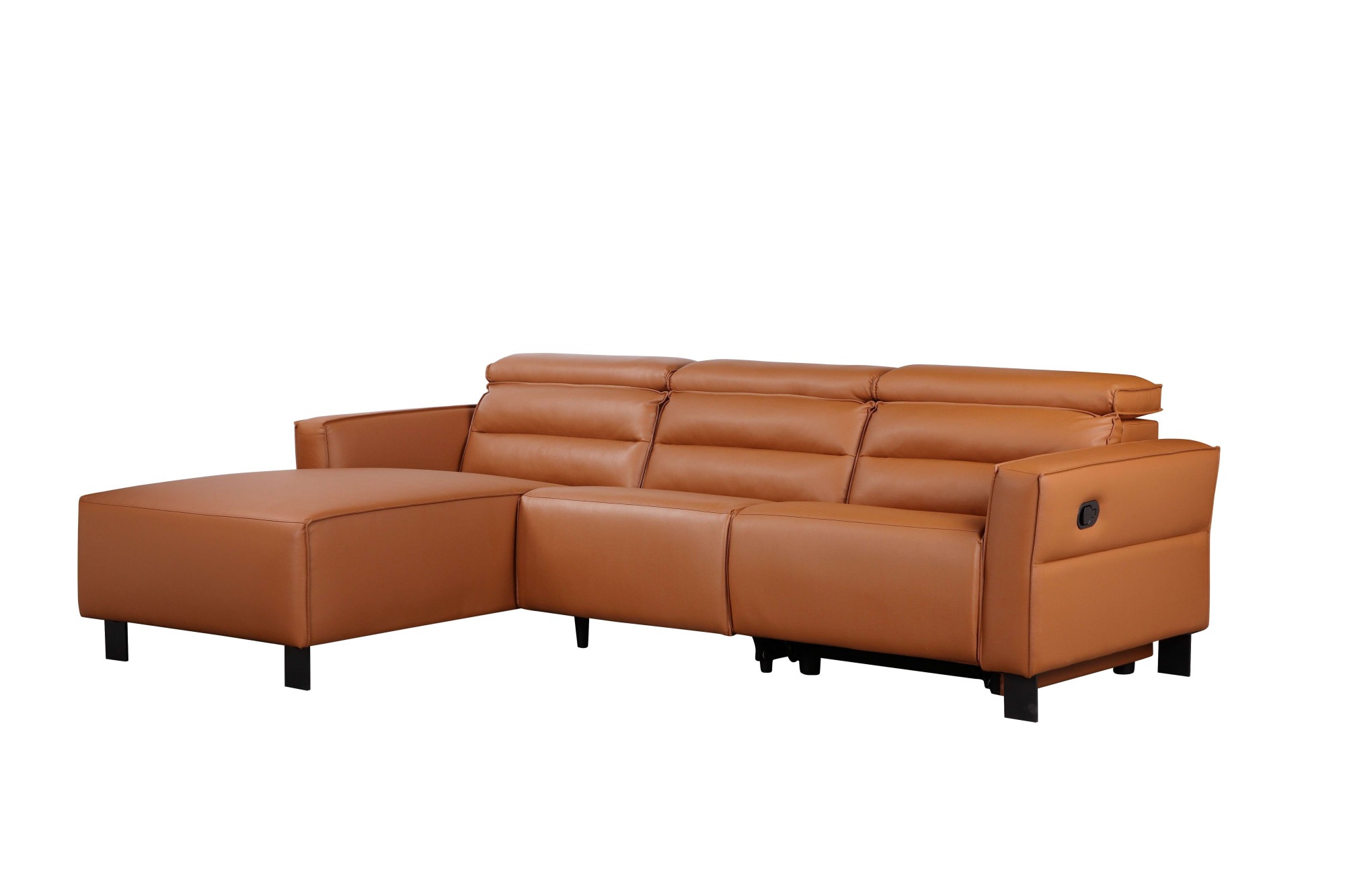 Places of Style Ecksofa »Carpari, L-Form, 263 cm, manuelle o. elektrische Relaxfunktion,«, USB A/C und Kopfteilverstellung