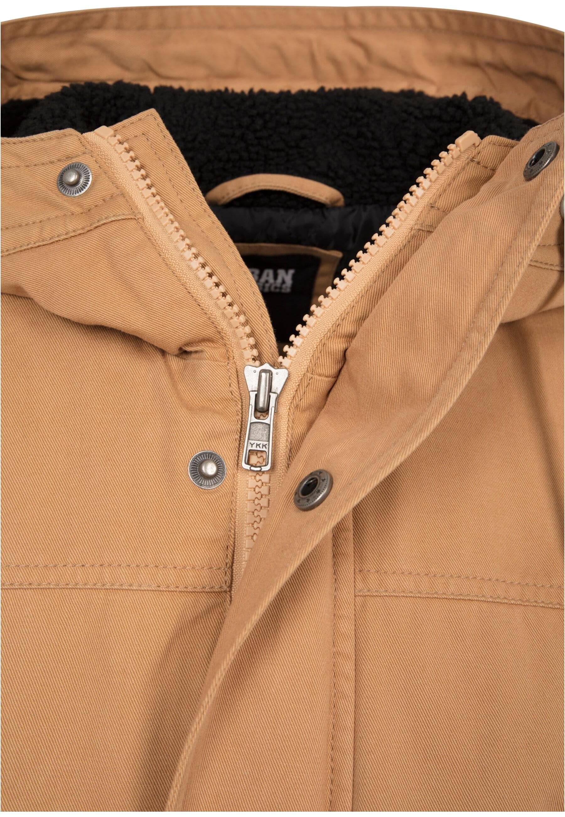 URBAN CLASSICS Winterjacke »Urban Classics Herren Hooded Cotton Jacket«, (1 St.), mit Kapuze