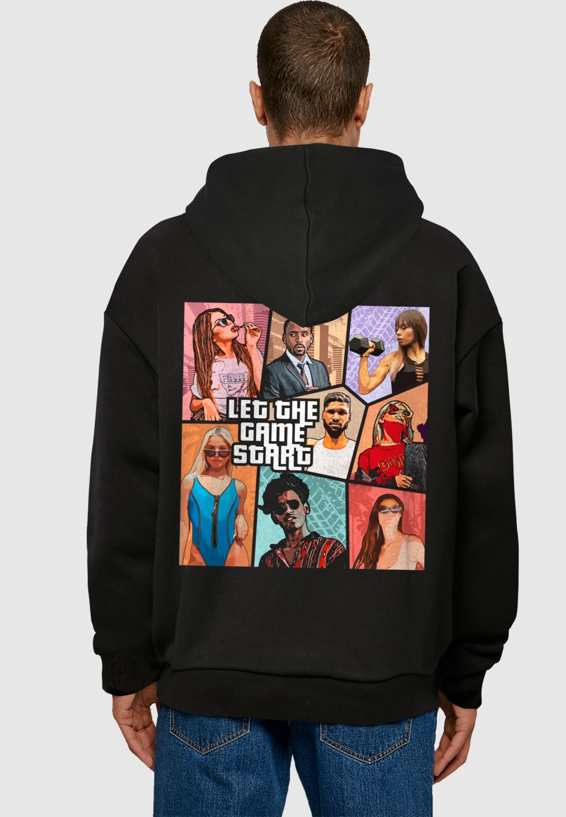 Merchcode Kapuzensweatshirt »Merchcode Herren Grand Collage Ultra Heavy Hoody«, (1 tlg.)