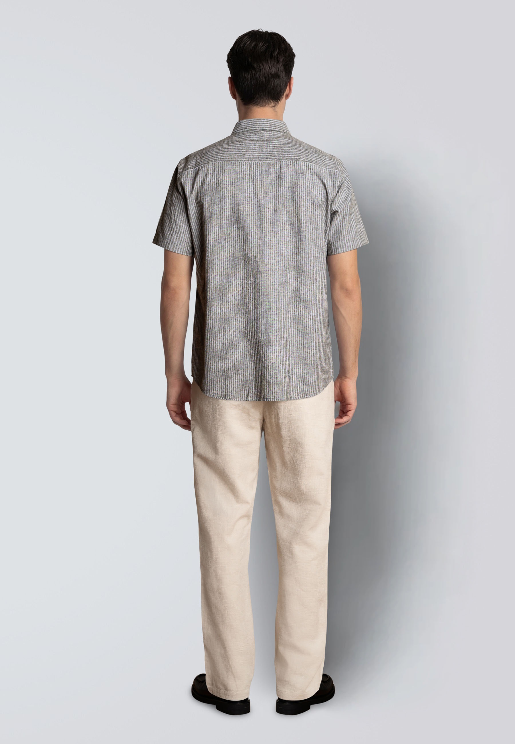 Clean Cut Copenhagen Langarmhemd »Clean Cut Copenhagen Luca Striped S/S Shirt« 1