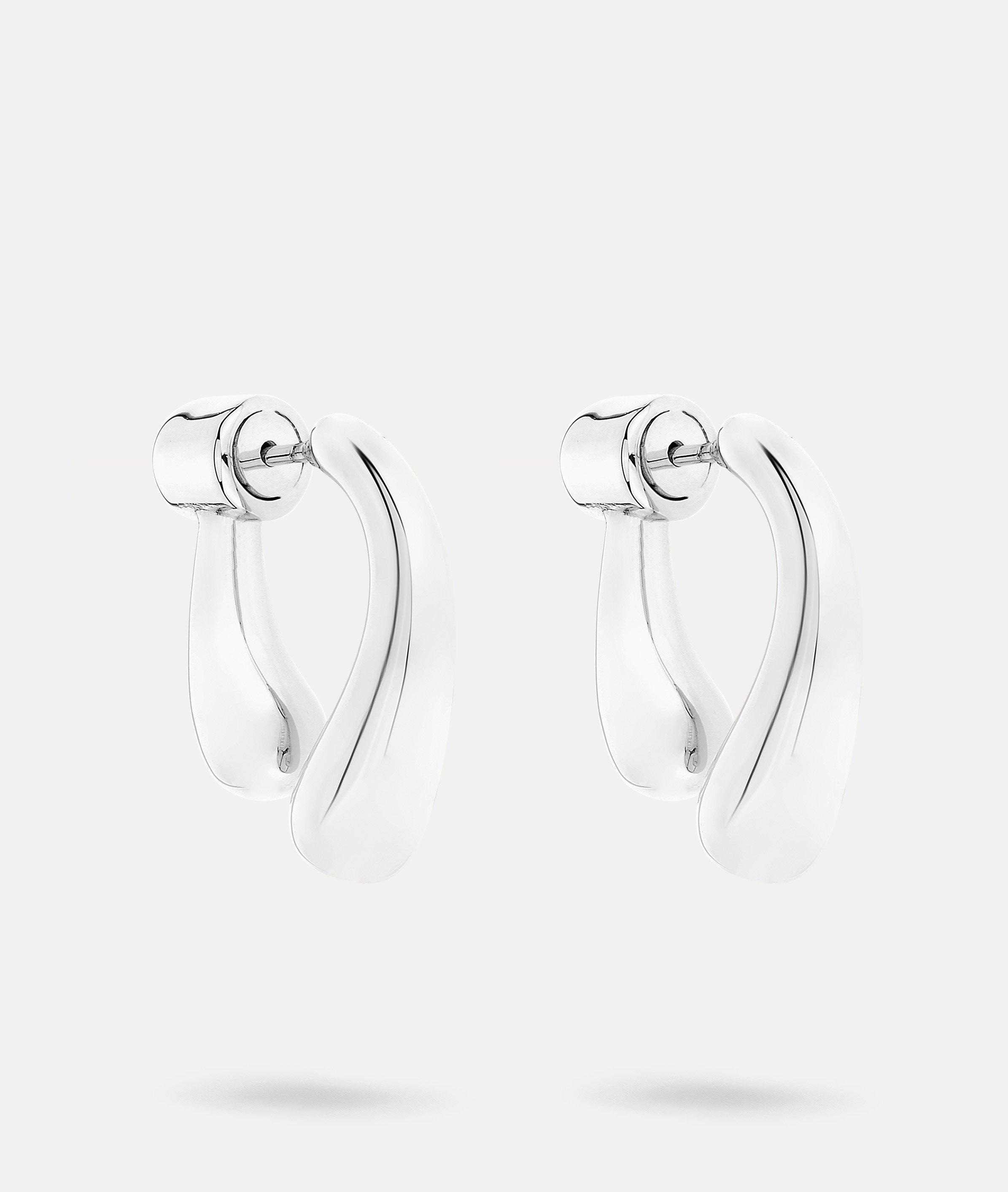 Liebeskind Berlin Paar Creolen »Schmuck Geschenk Edelstahl Ohrringe The Melting Organic«