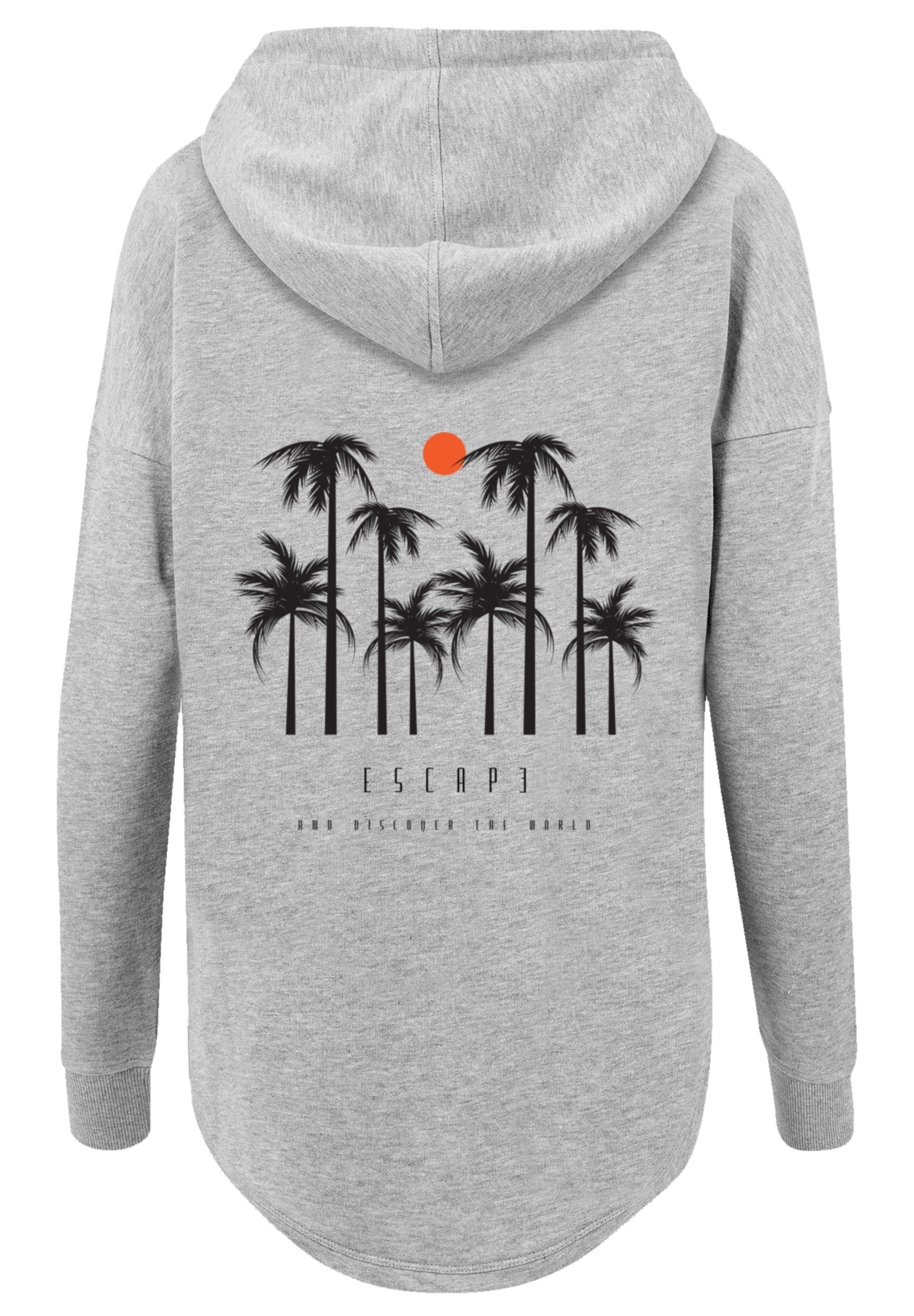 F4NT4STIC Kapuzenpullover »Oversize Escape Discover the World Palm Trees«, Discover the World