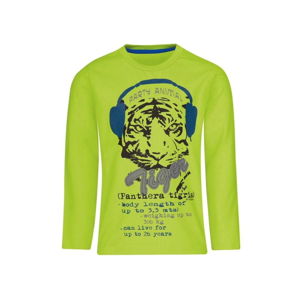Trigema T-Shirt »TRIGEMA T-Shirt mit coolem Tigerprint«