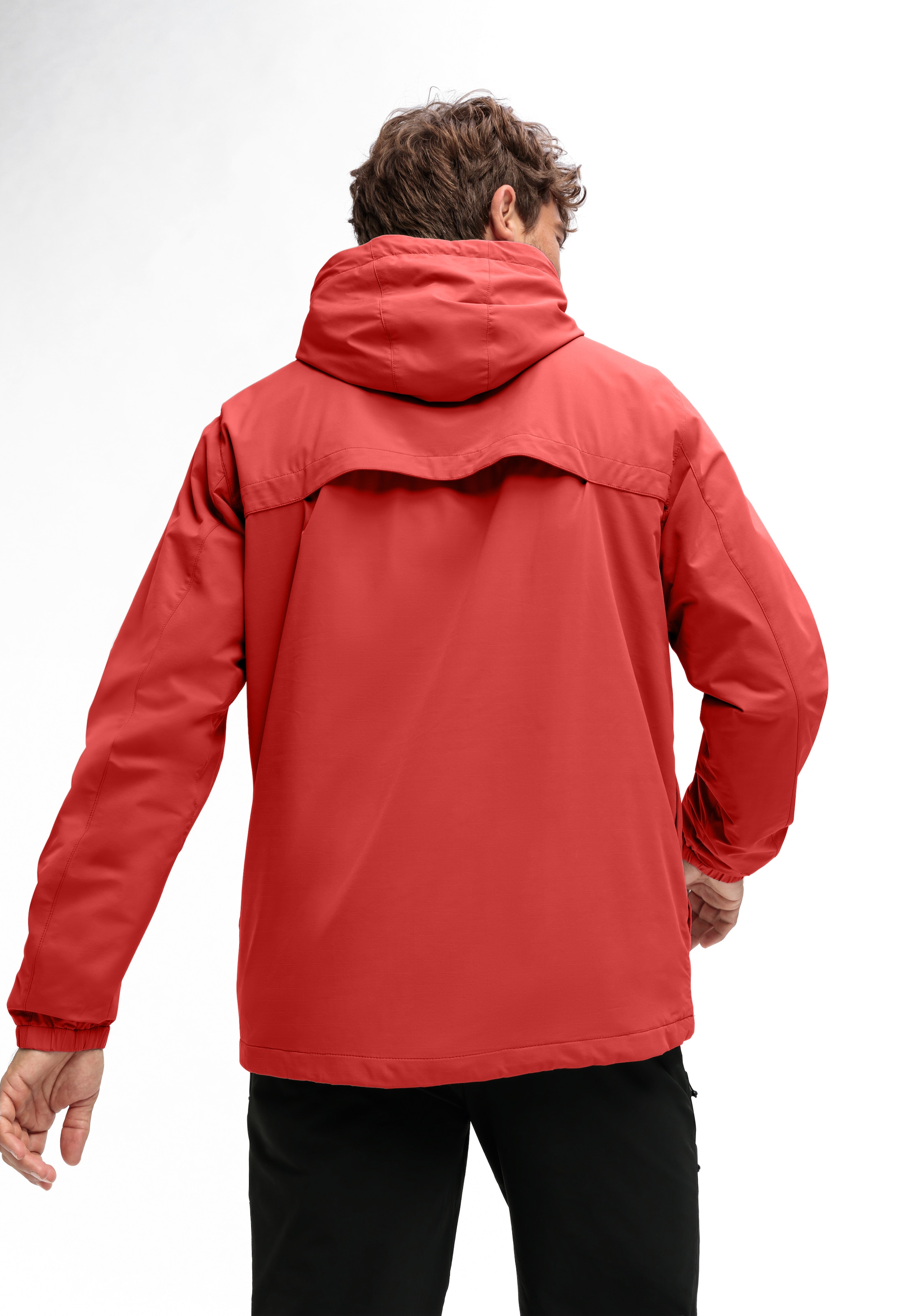 Maier Sports Outdoorjacke »OkokO«, Unisex Windbreaker, Schlupfjacke wasserdicht, verstellbare Kapuze
