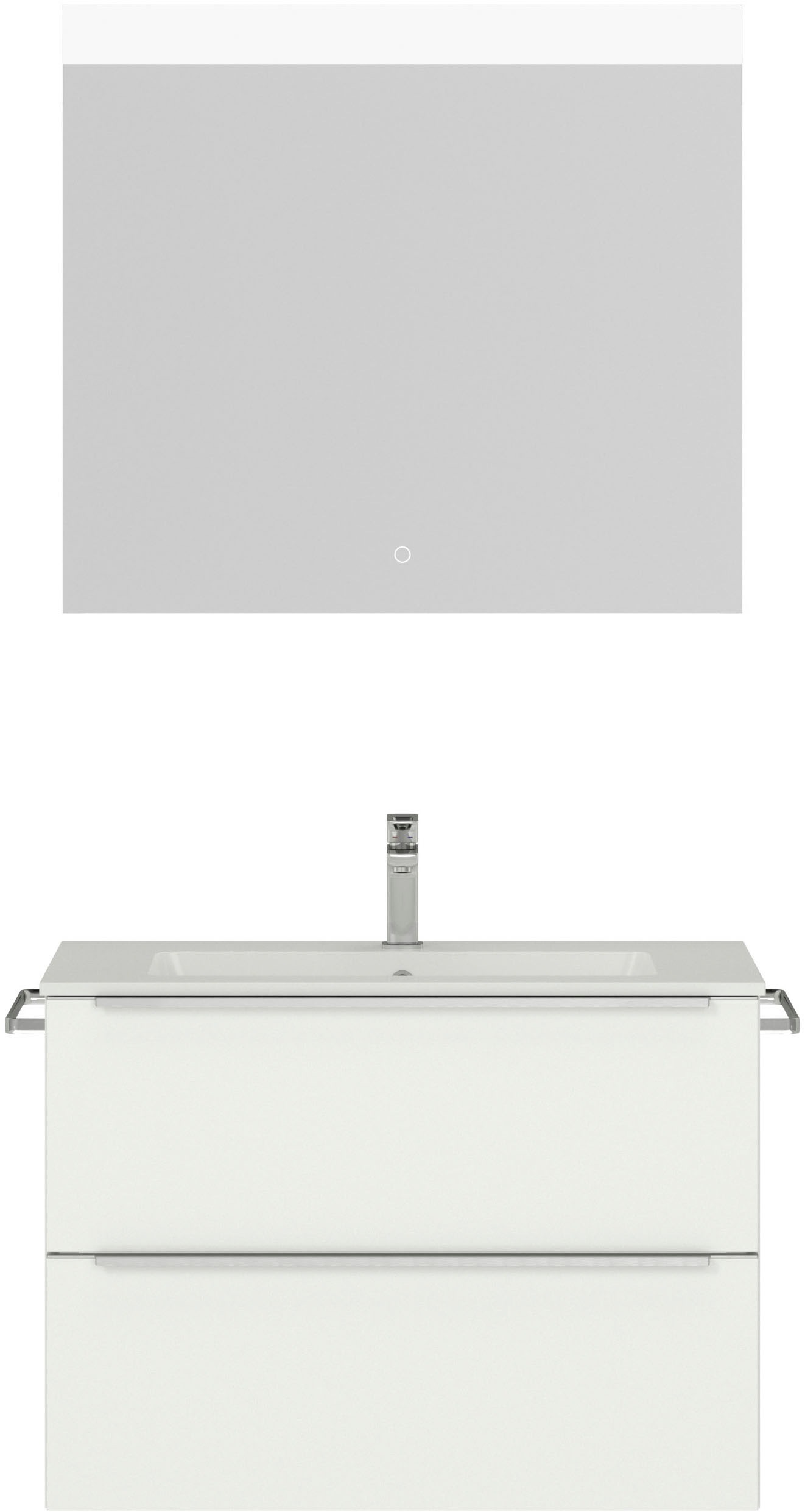 nobilia Badmöbel-Set "Levere" vormontiert, mit Soft-Close, 2 Stk. tlg. günstig online kaufen
