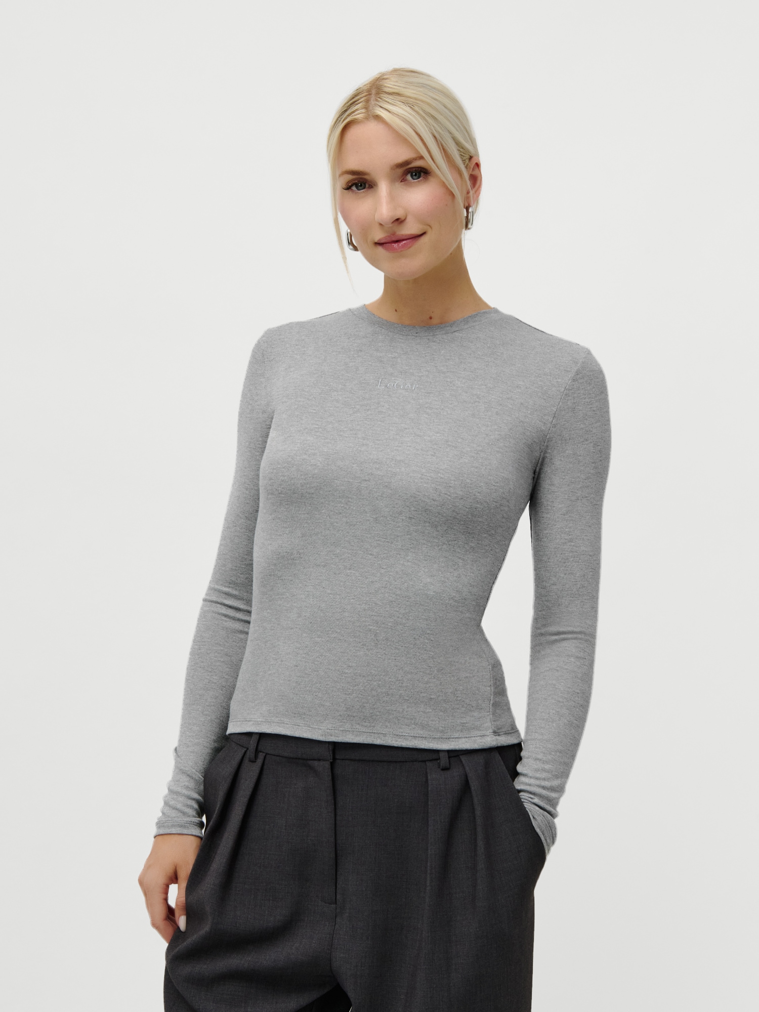 LeGer Langarmshirt "Vianne, LeGer by Lena Gercke", Regular fit mit Rundhals günstig online kaufen
