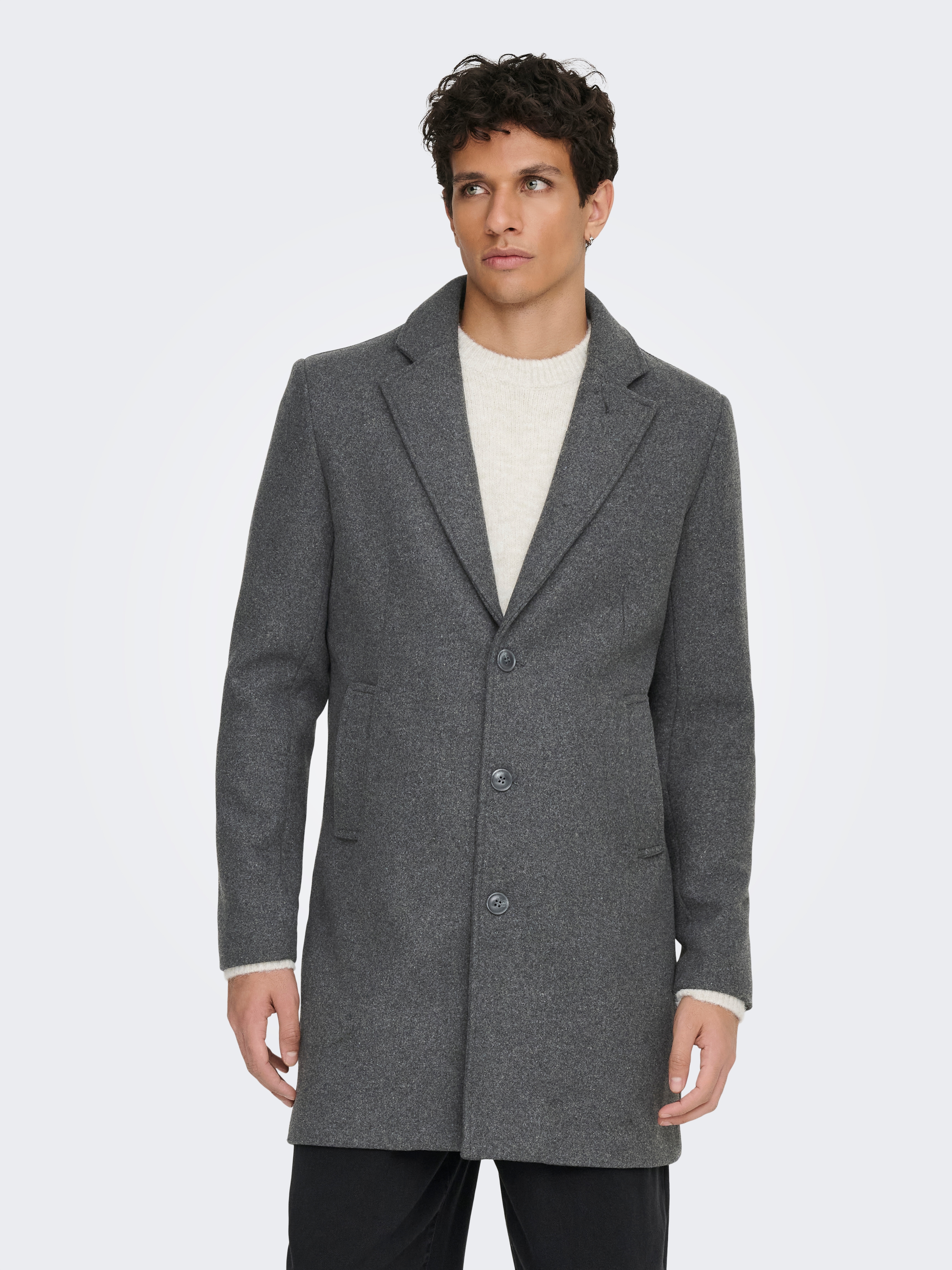 ONLY & SONS Langmantel "ONSMATTHEW WOOL COAT OTW NOOS" mit Wolle