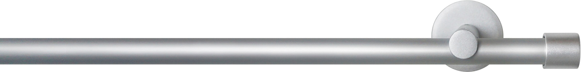 GARESA Gardinenstange "SEFRA" Ø 16 mm 1 läufig-läufig Wunschmaßlänge Vorhanggarnitur,Innenlaufgarnitur, verlängerbar, Endknopf Kappe