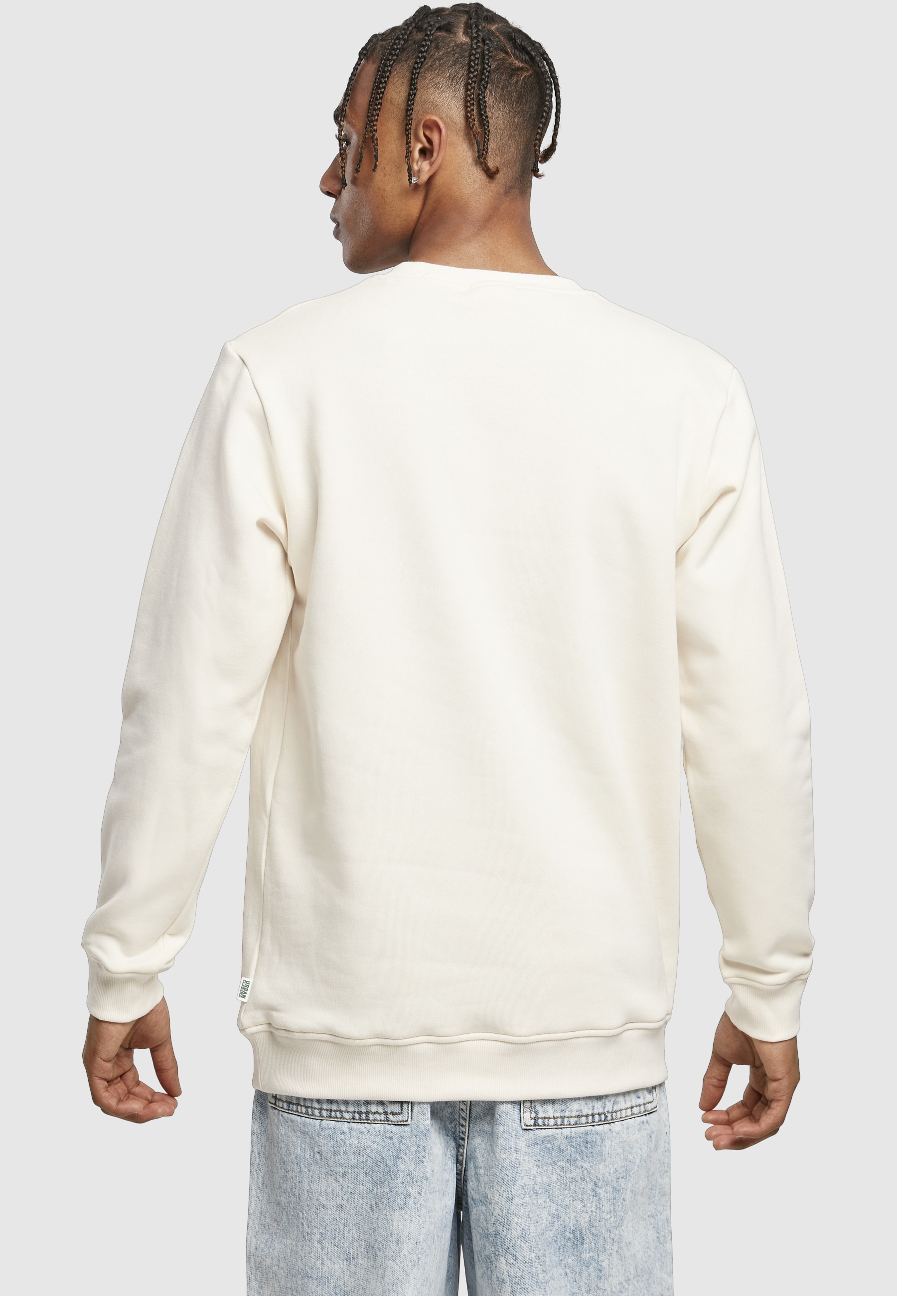 URBAN CLASSICS Sweater »Urban Classics Herren Organic Basic Crew«, 1 Stk.
