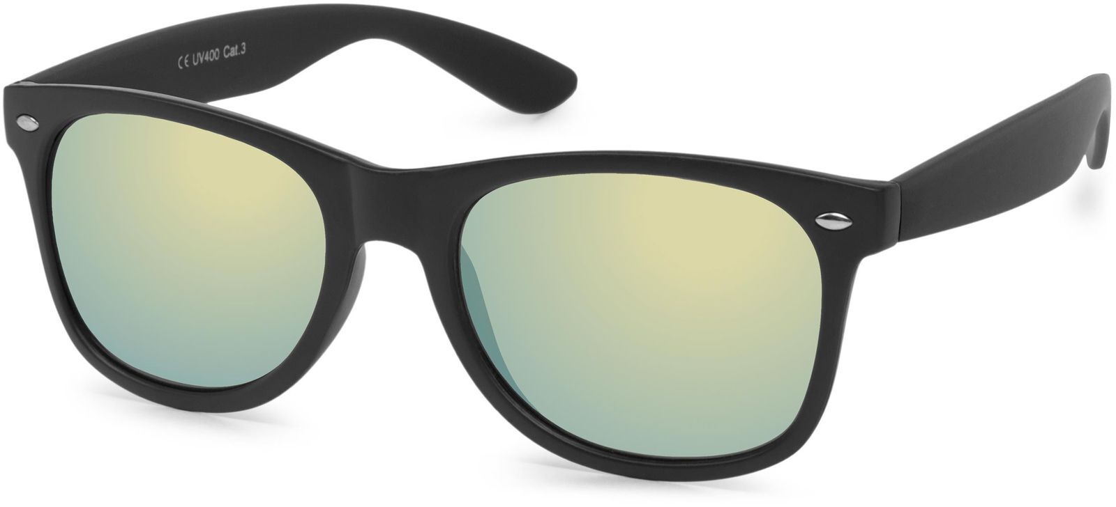 styleBREAKER Wayfarer "Nerd Sonnenbrille mit Rechteckigen Gläsern" 1 Stk.