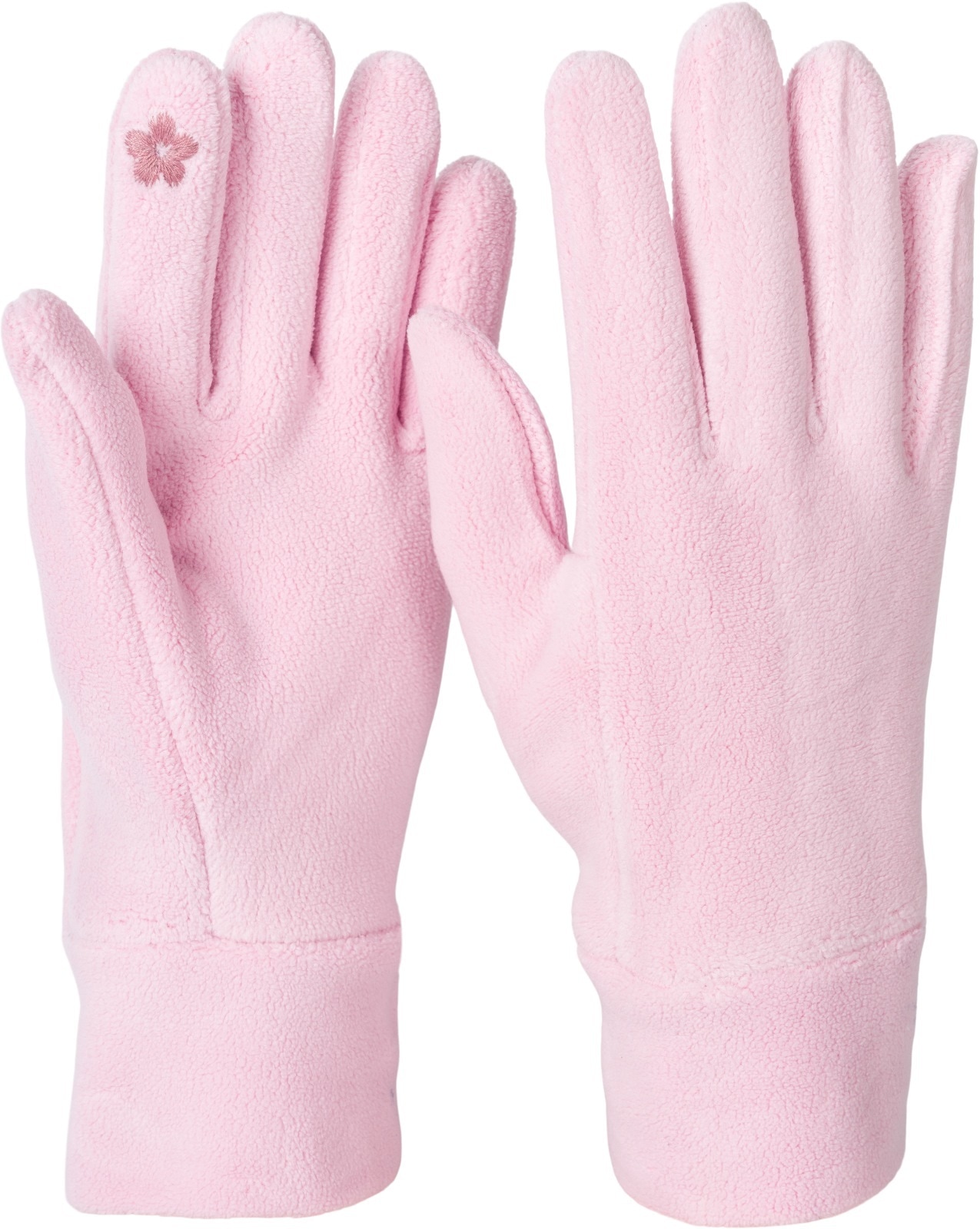 styleBREAKER Fleecehandschuhe "Einfarbige Touchscreen Fleece Handschuhe" 1 Stk.