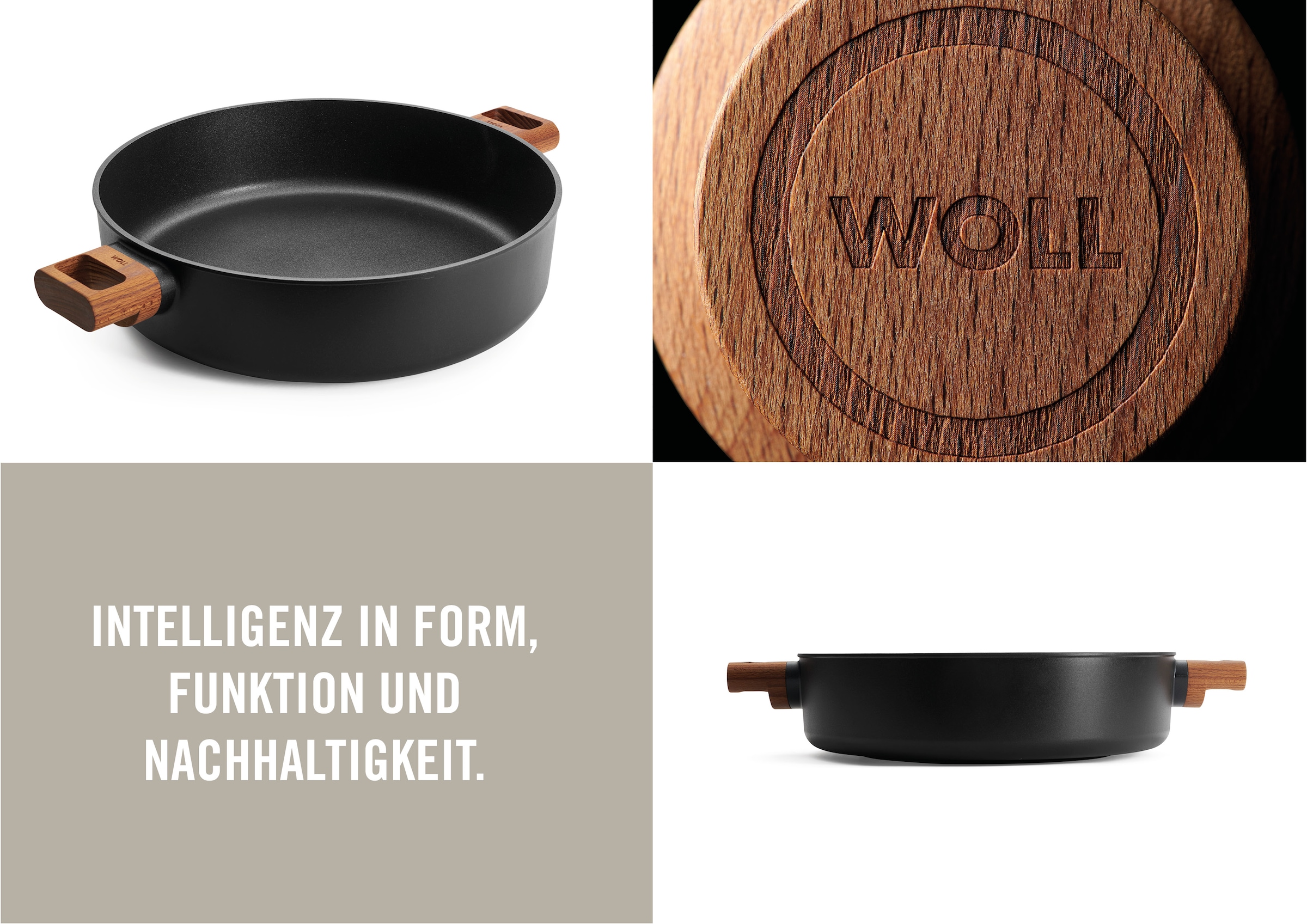 WOLL MADE IN GERMANY Kasserolle »Eco Logic QXR«, Aluminiumguss, (1 tlg.)