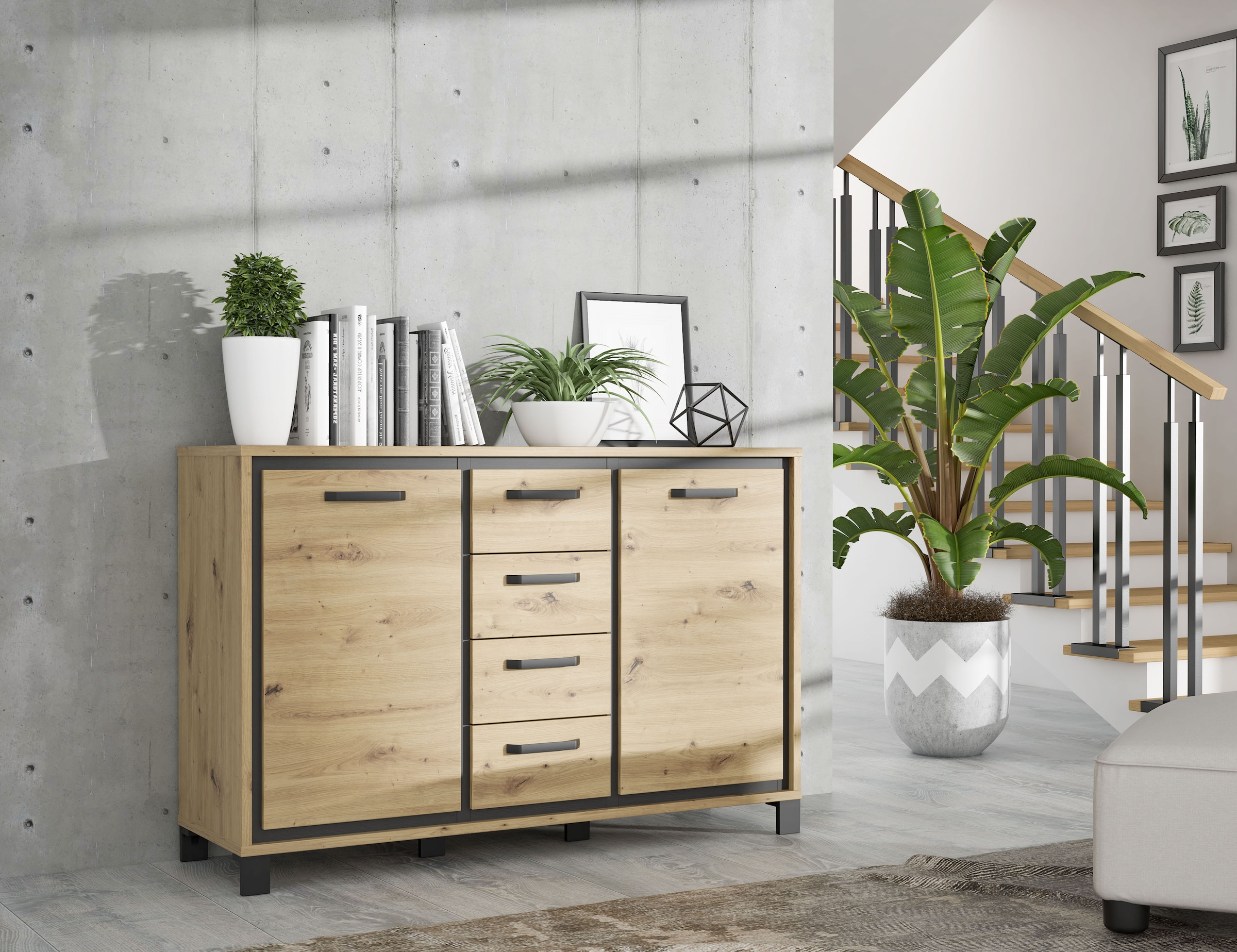 FORTE Sideboard "Trondheim", Breite 138 cm günstig online kaufen