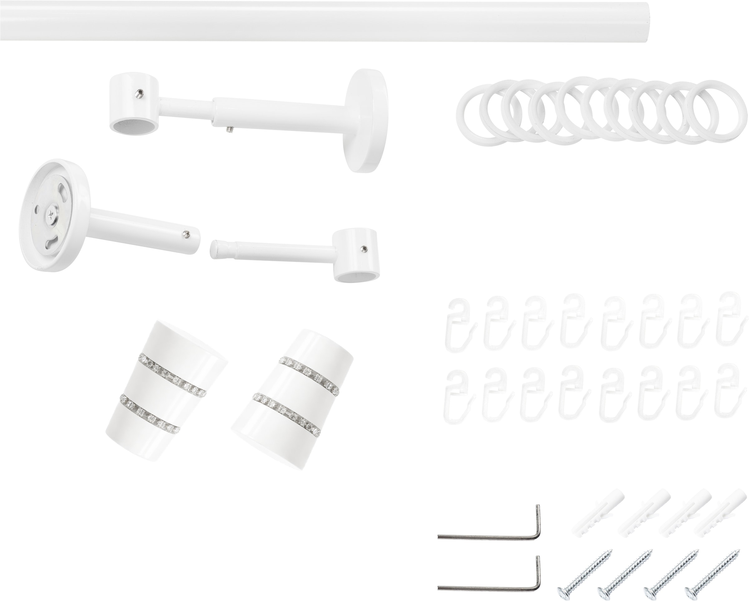 SN DECO GROUP Gardinenstange Ø 19 mm Fixmaß;kürzbar
