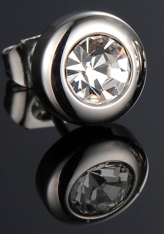 Firetti Single-Ohrstecker »Schmuck Geschenk Ohrschmuck einzeln Glamour«, mit Zirkonia (synth.)