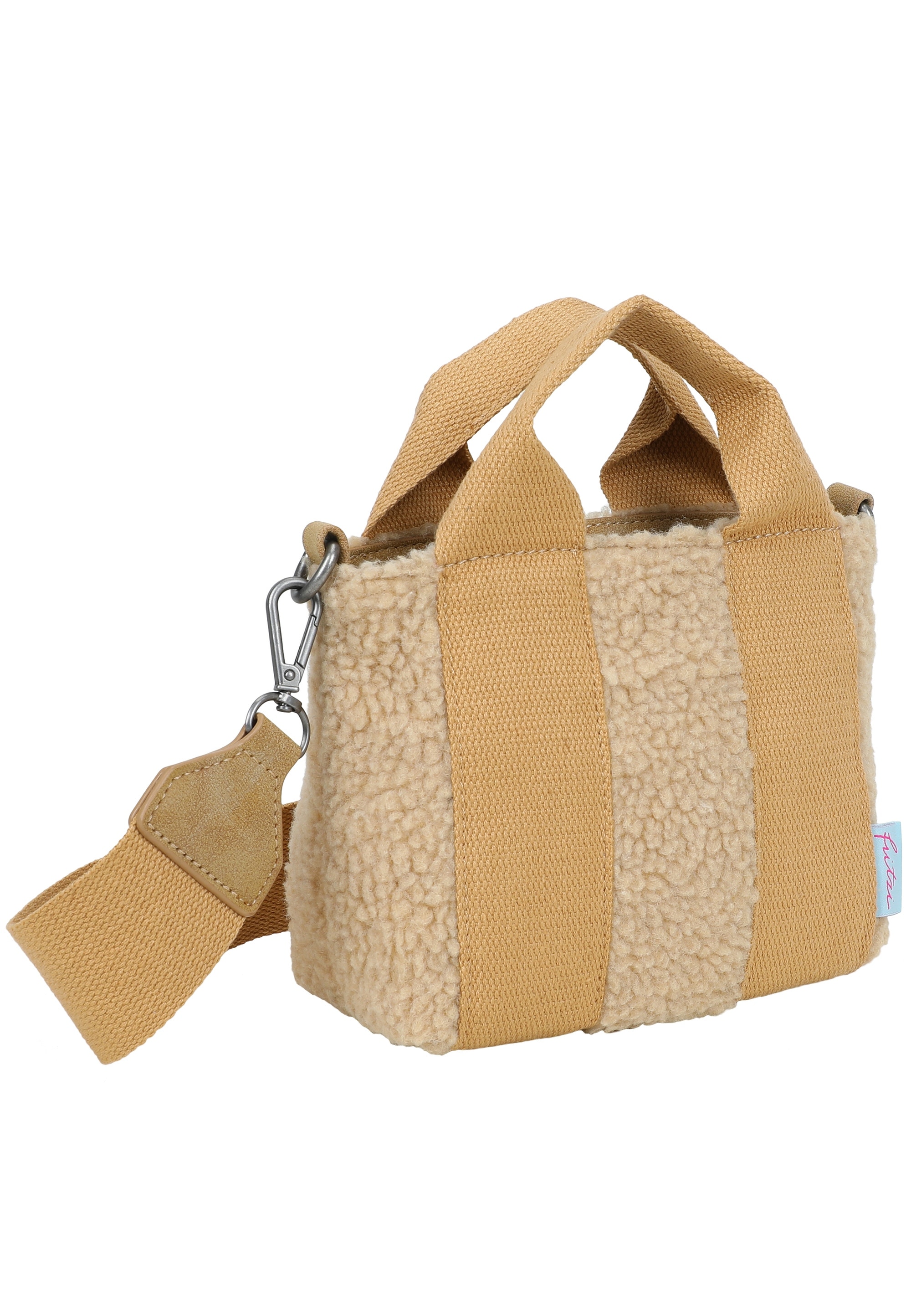 Fritzi aus Preußen Schultertasche »Fritzi Bini Limited Teddy« mit breitem Webbing-Schulterriemen