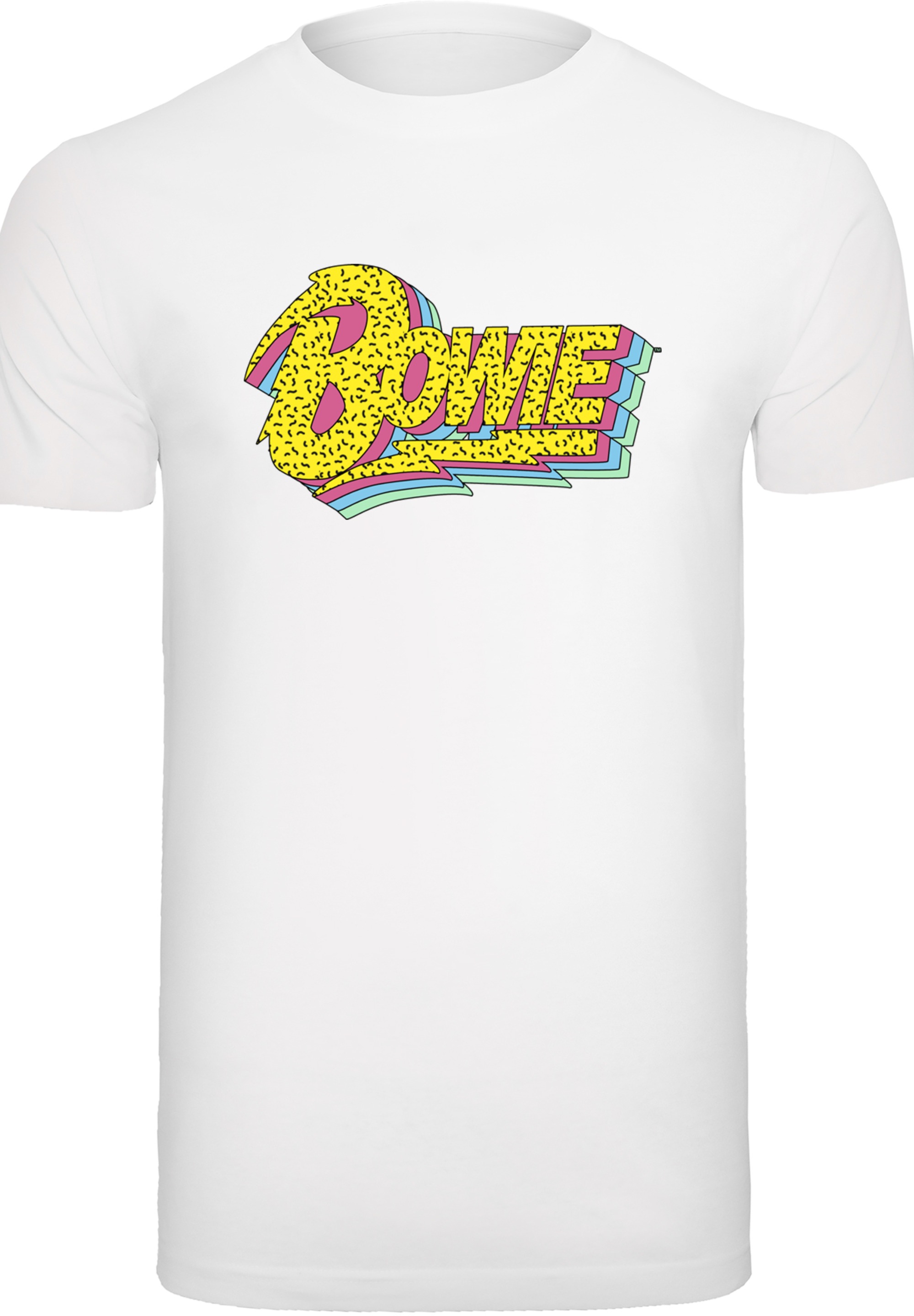 F4NT4STIC T-Shirt »David Bowie Moonlight 90s Logo«, Print