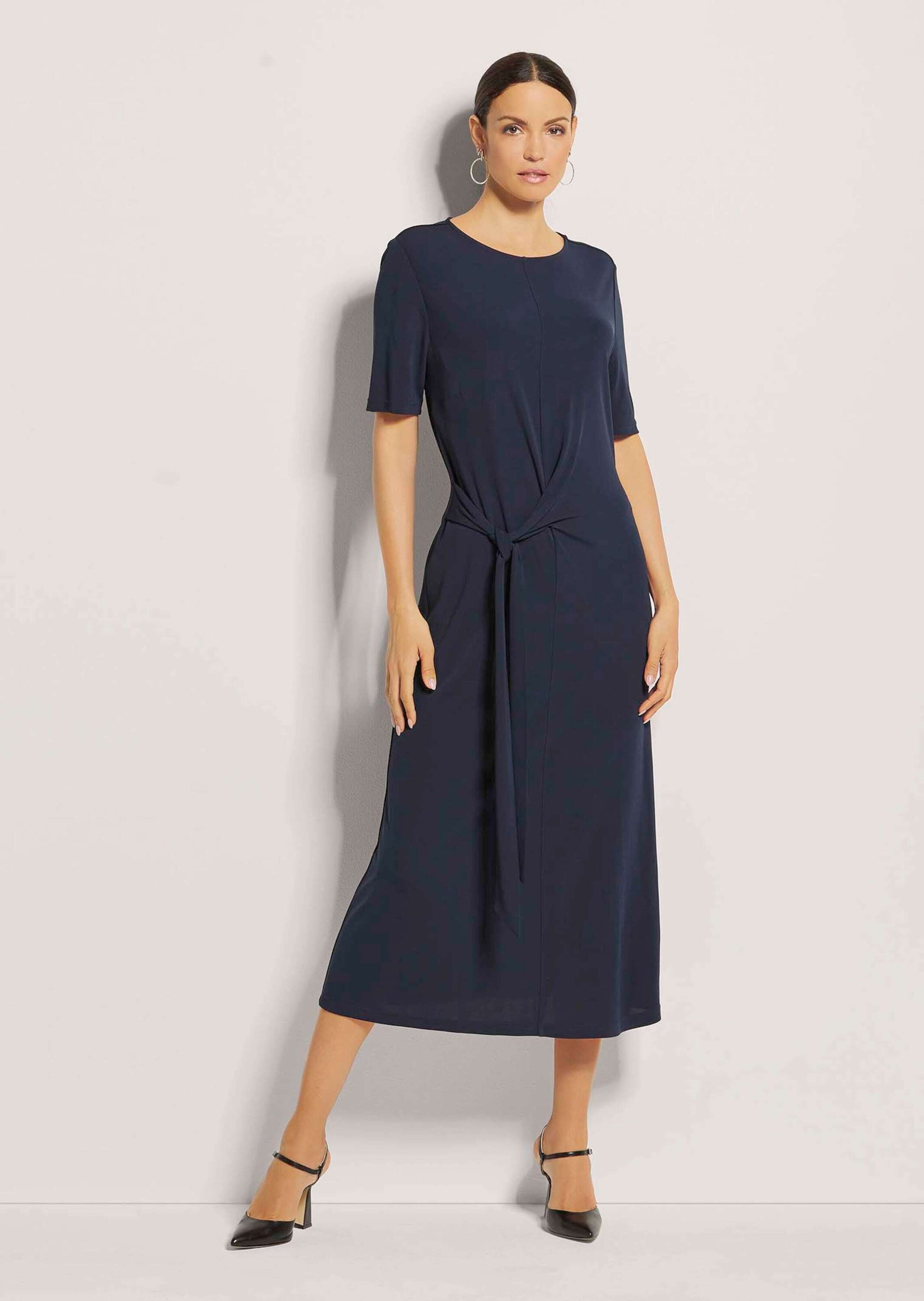 MADELEINE Midikleid "Kleid Halbarm-Kleid mit Taillenband" günstig online kaufen