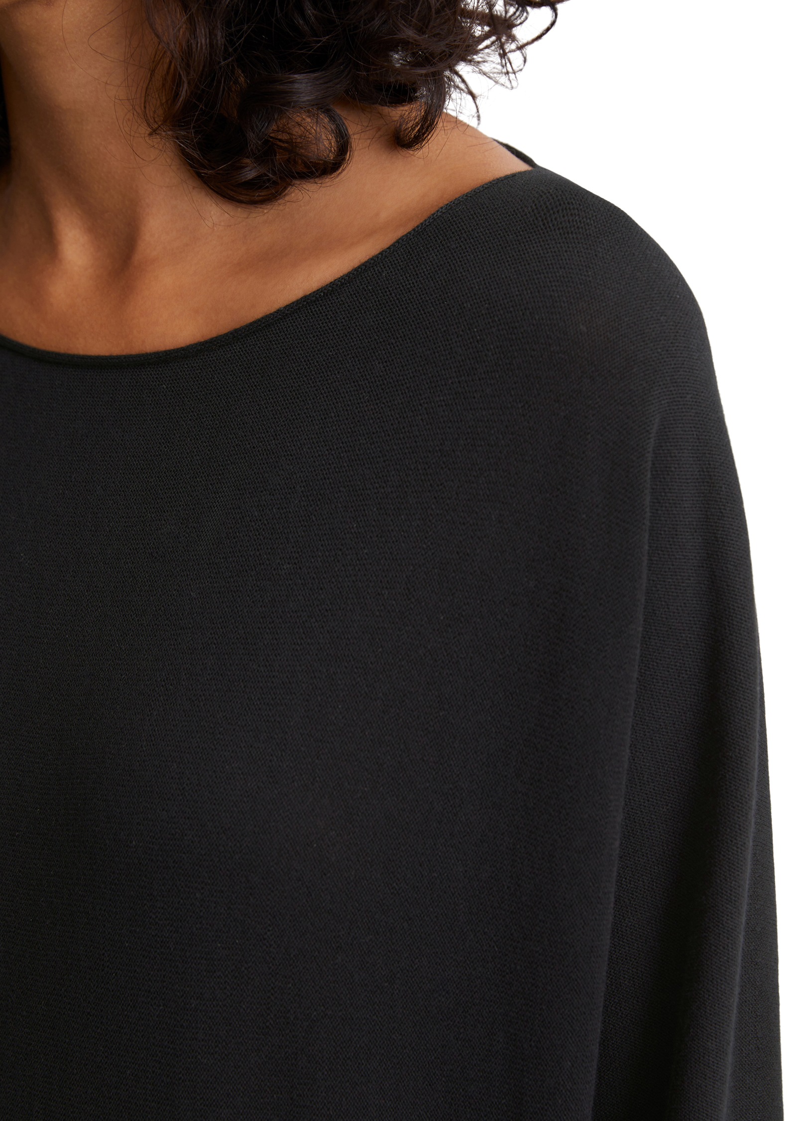 Thumbnail - Marc OPolo Strickpullover oversized, gerollte Kanten, leicht