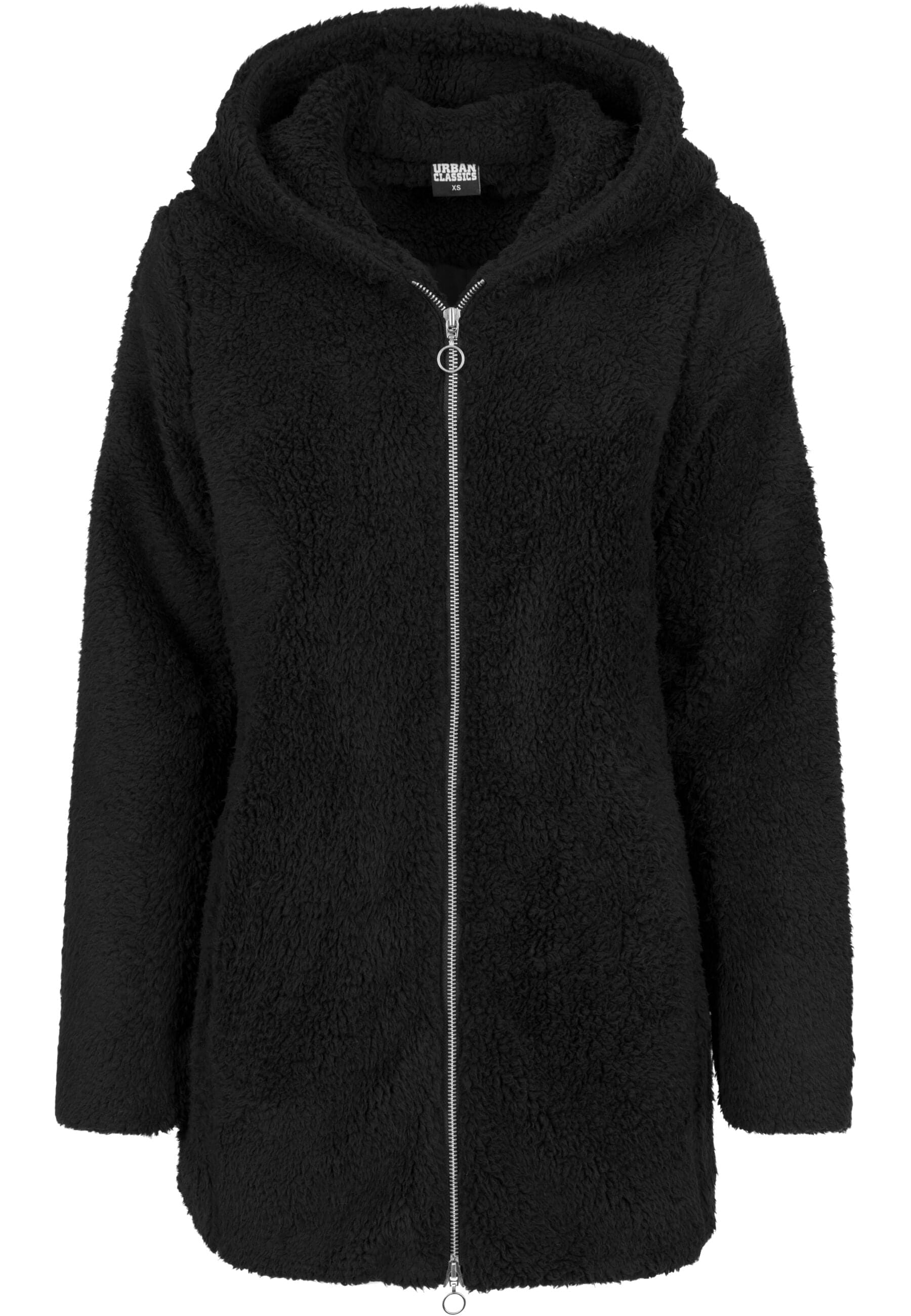 URBAN CLASSICS Allwetterjacke "Urban Classics Damen Ladies Sherpa Jacket", (1 St.), mit Kapuze