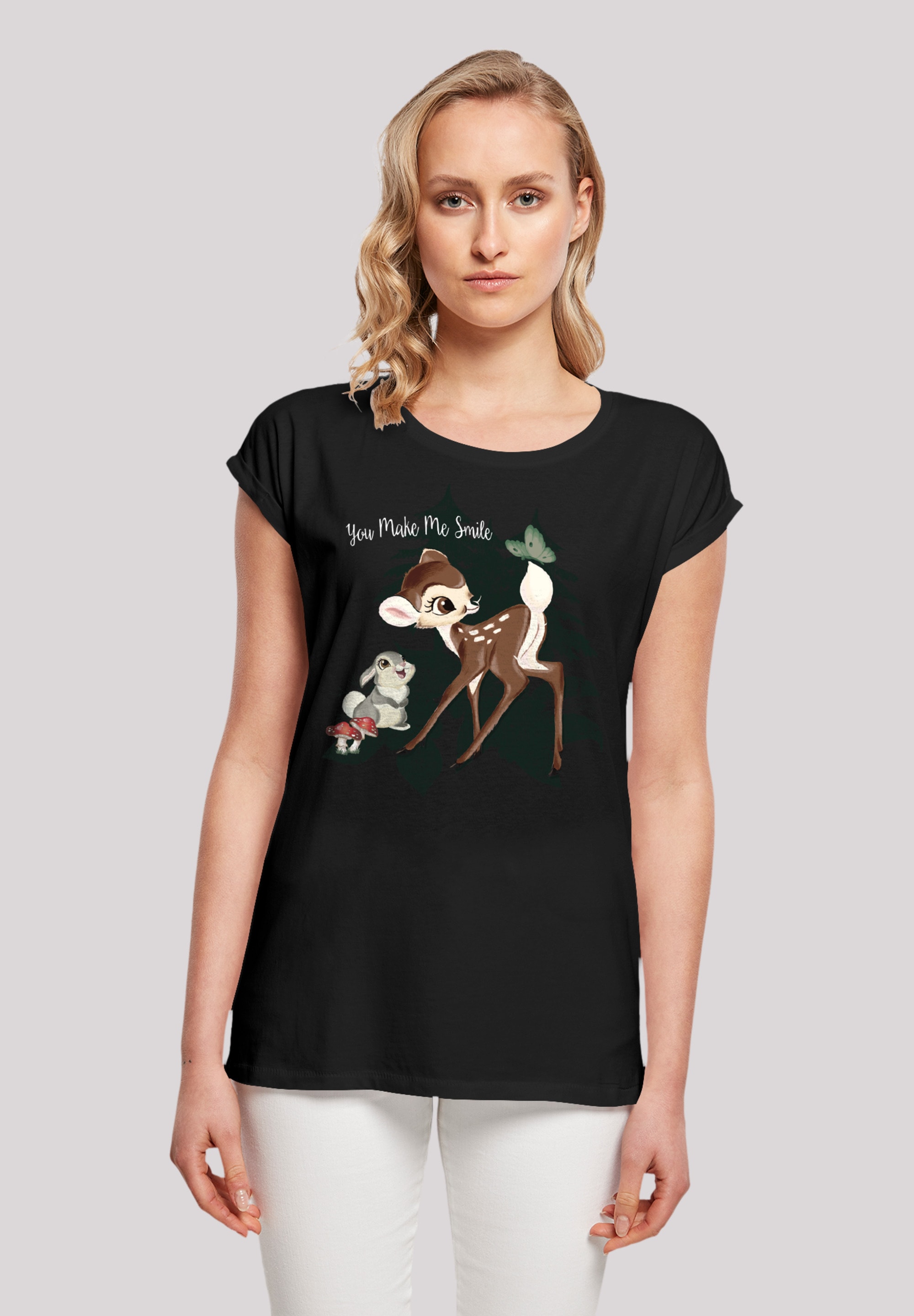 F4NT4STIC T-Shirt »Disney Bambi Smile«, Premium Qualität für bestellen |  BAUR | T-Shirts