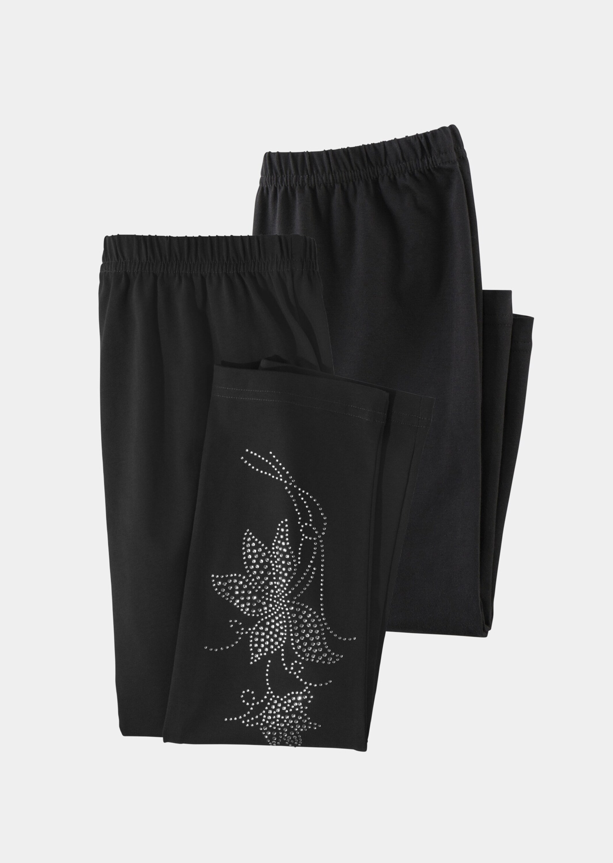 GOLDNER 2-in-1-Hose "Bequeme Baumwoll-Leggings, 2-Stück" günstig online kaufen