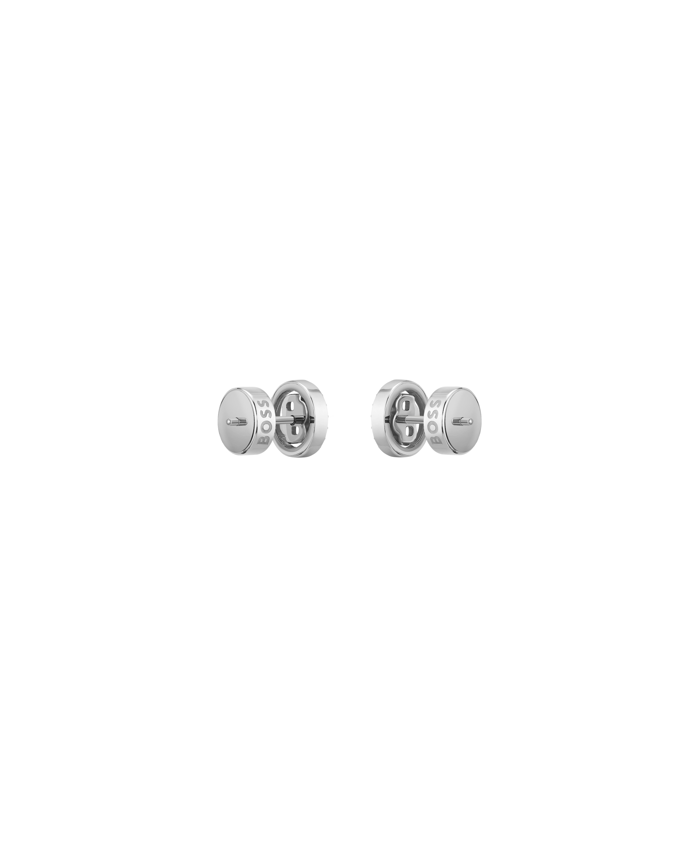 BOSS Paar Ohrstecker »DOUBLE B DIVINE« mit Glasstein