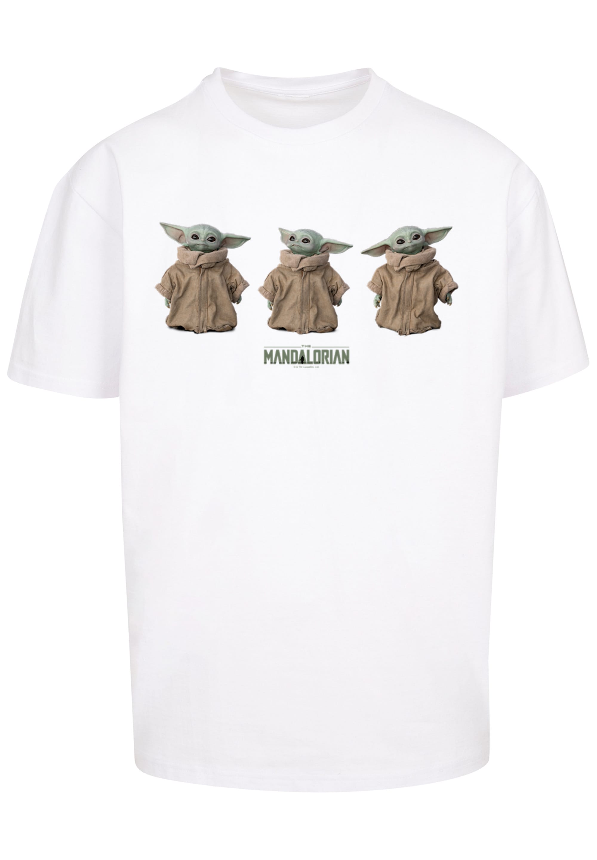 F4NT4STIC T-Shirt »Star Wars The Mandalorian The Child Poses«, Print