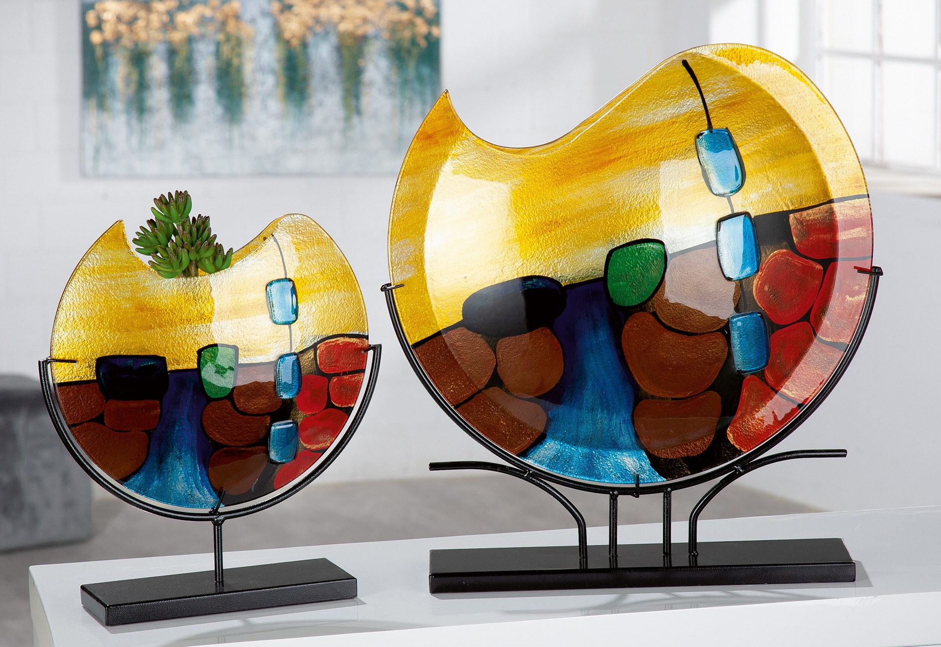 Casablanca by Gilde Dekovase »Murano«, handbemalt