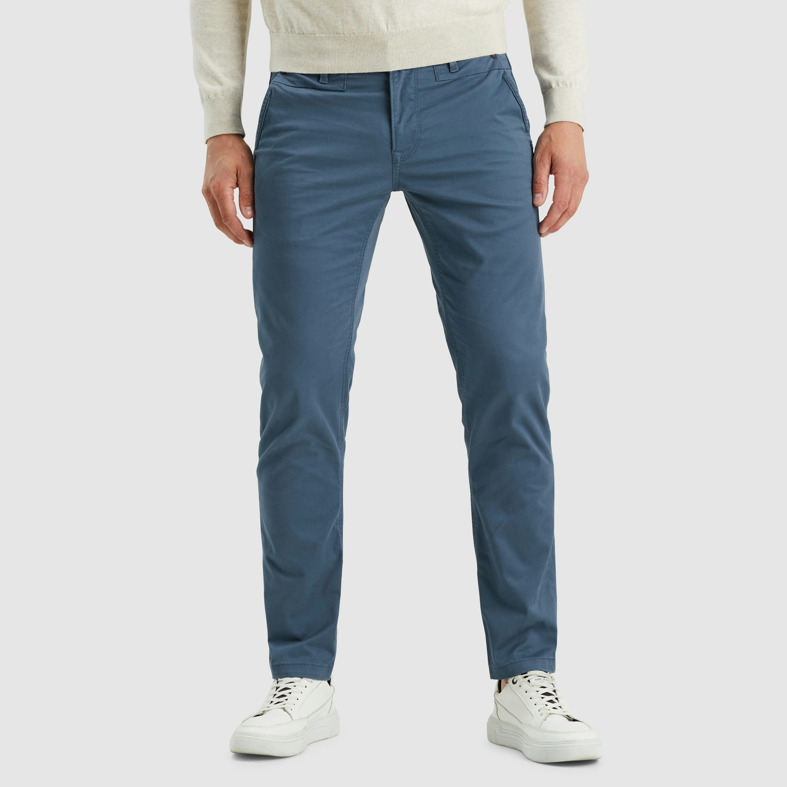 PME LEGEND Herren Chinohose "TWIN WASP CHINO LEFT HAND STRETCH TWILL", blau, Gr. 31, unifarben, Canvas, Obermaterial: 97% Baumwolle, 3% Elasthan,