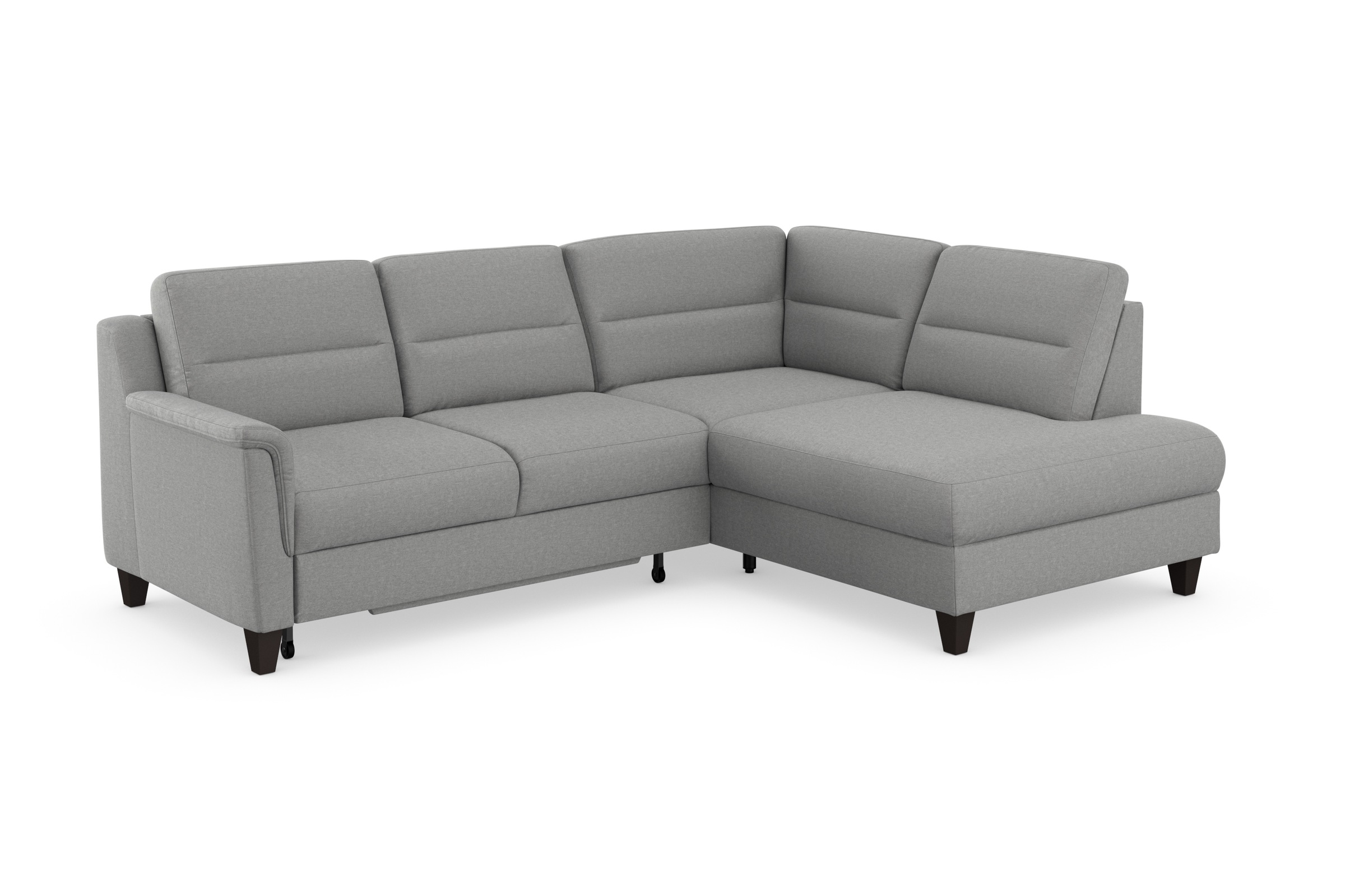 sit&more Ecksofa »Farö L-Form«, inklusive Federkern, wahlweise mit Bettfunktion und Bettkasten