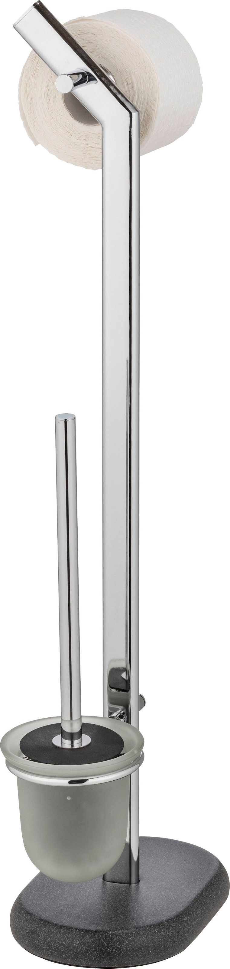 Stahl-Polyresin (Kunststein), Bodenplatte mit »Puro«, bestellen | schwerer WC-Garnitur WENKO anthrazit, aus BAUR