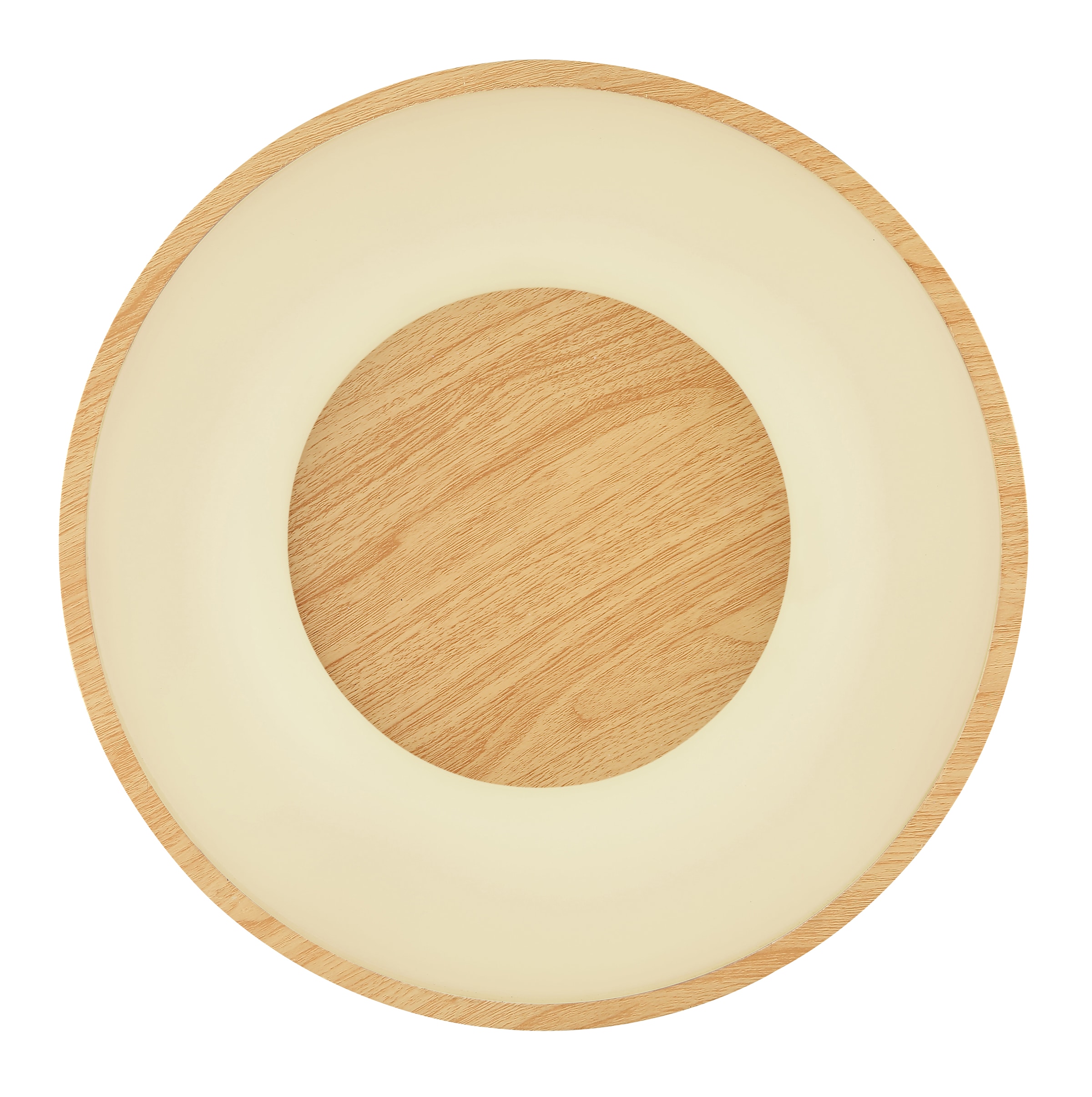 GLOBO LIGHTING LED Deckenleuchte »JOLLI«, Leuchtmittel LED-Modul | LED fest integriert, Deckenlampe/holzoptik/rund/Wohnzimmer/Schlafzimmer/CCT 2700-6000K