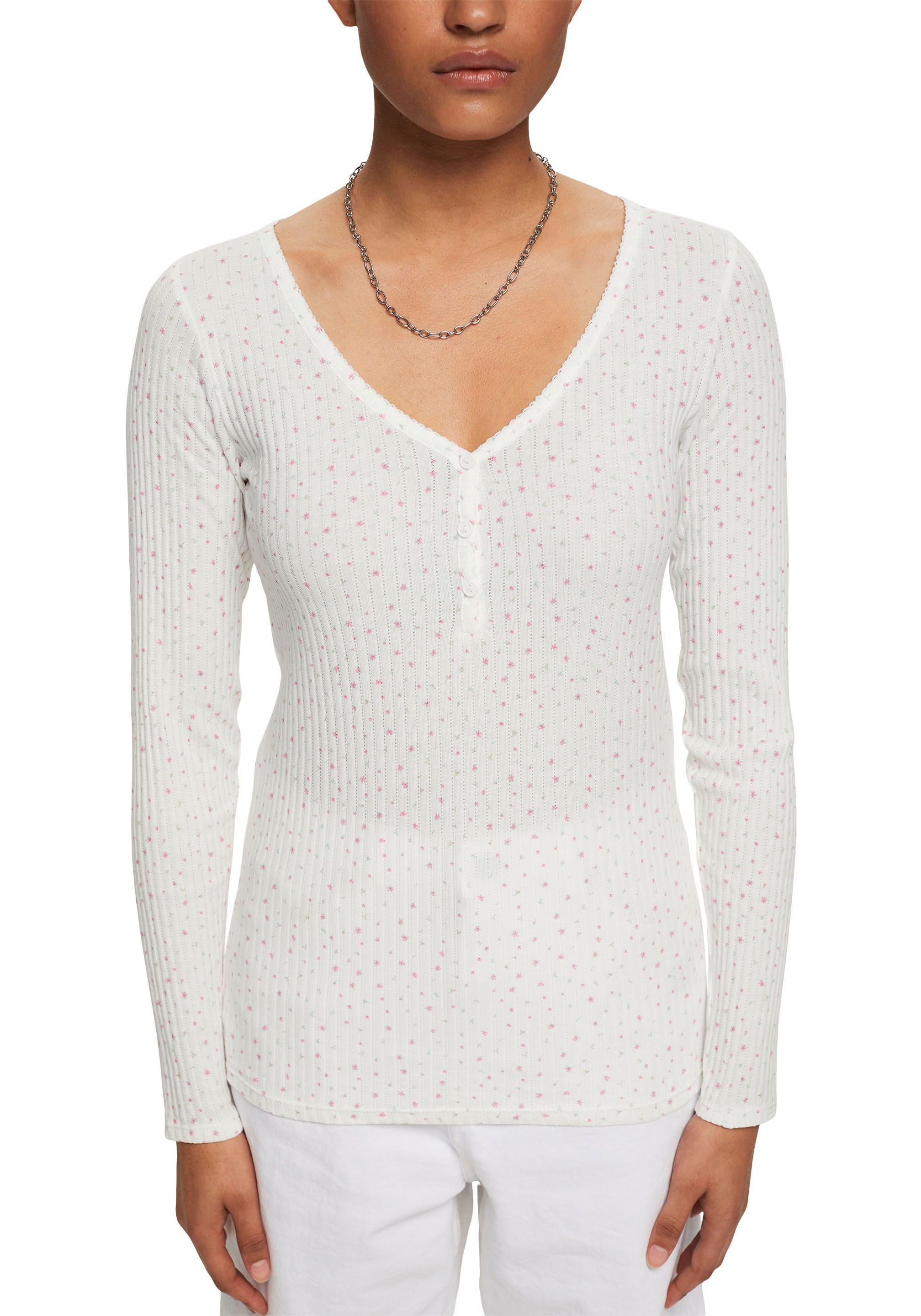 edc by Esprit Henleyshirt, in gerippter Optik kaufen