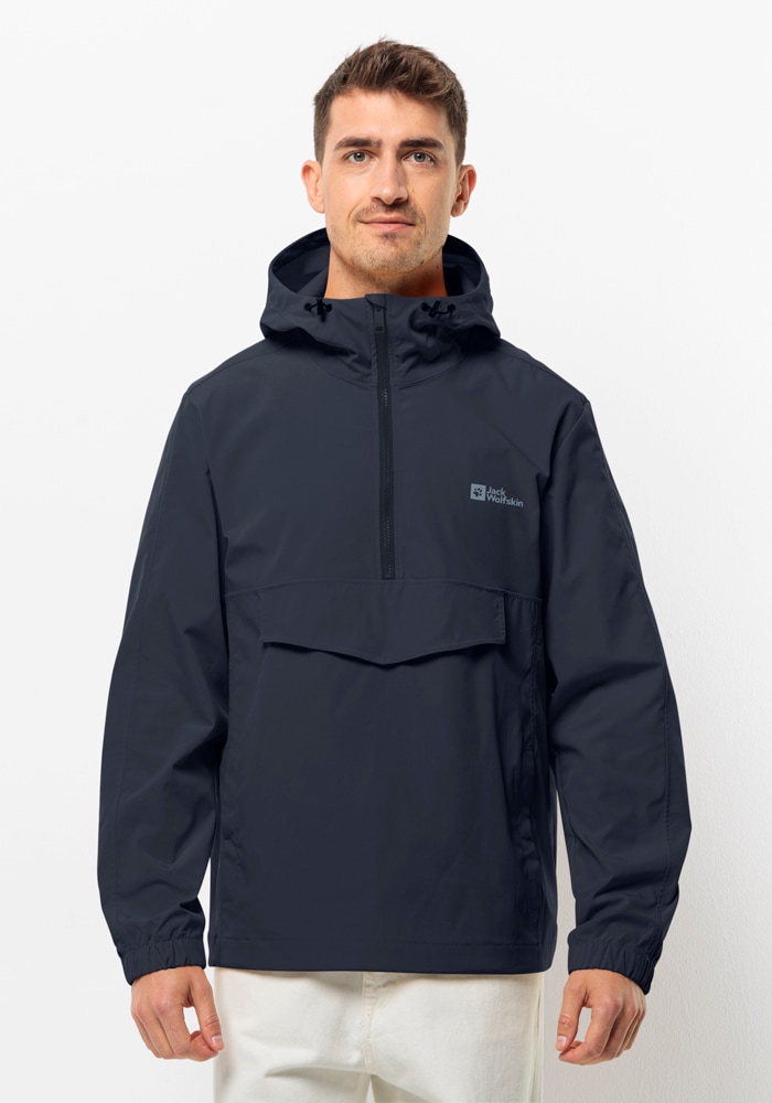 Jack Wolfskin Funktionsjacke "DESERT WIND OVERHEAD M", mit Kapuze