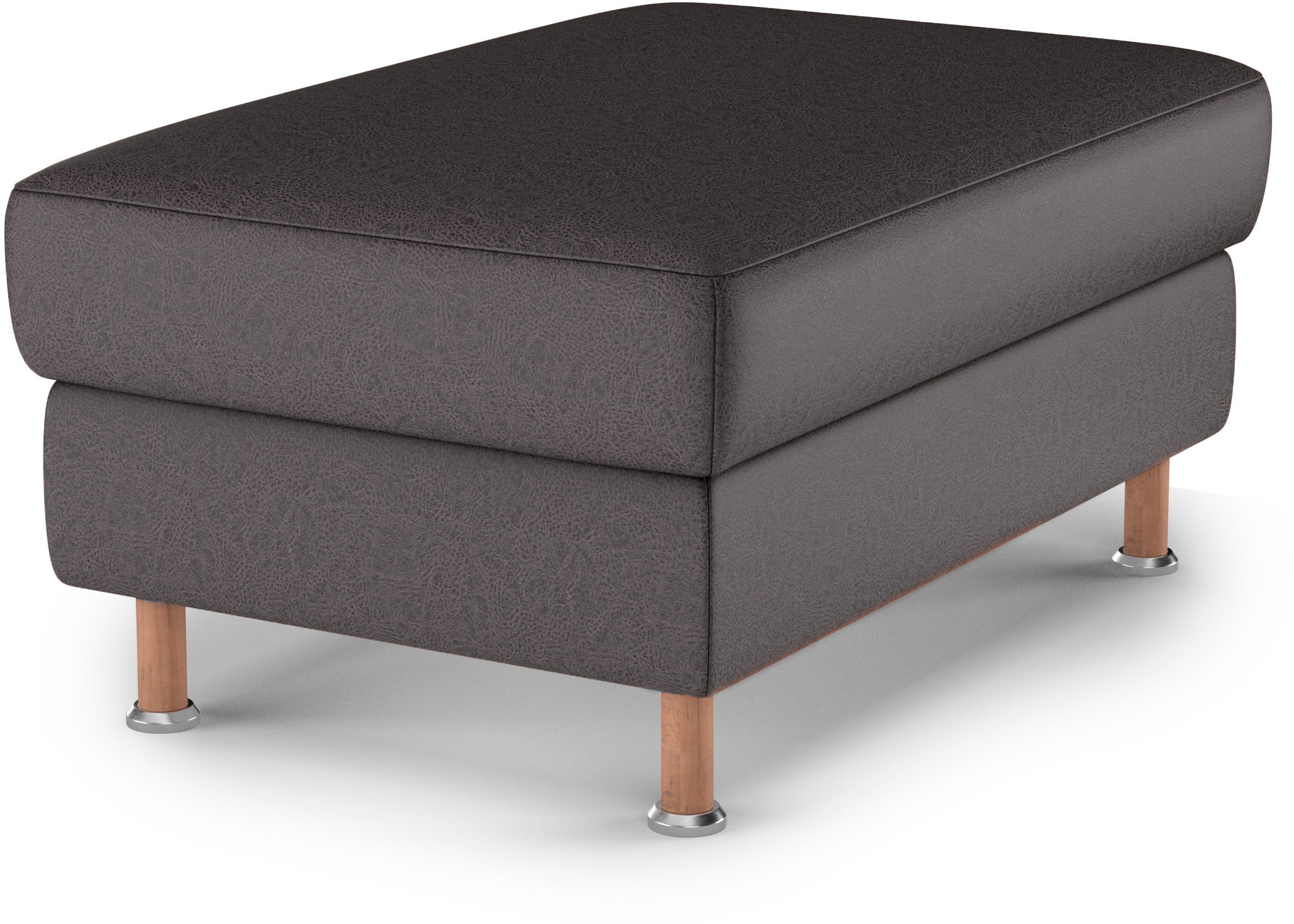 Home affaire Polsterhocker »Calypso«, Holzfuesse mit Metallteller