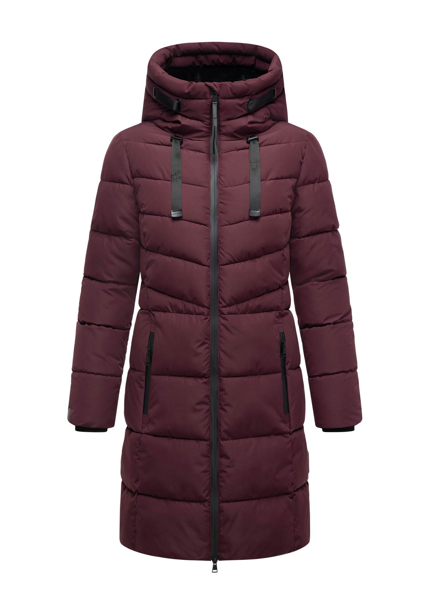 Marikoo Winterjacke »Natsukoo XVI«, Stepp Mantel mit großer Kapuze