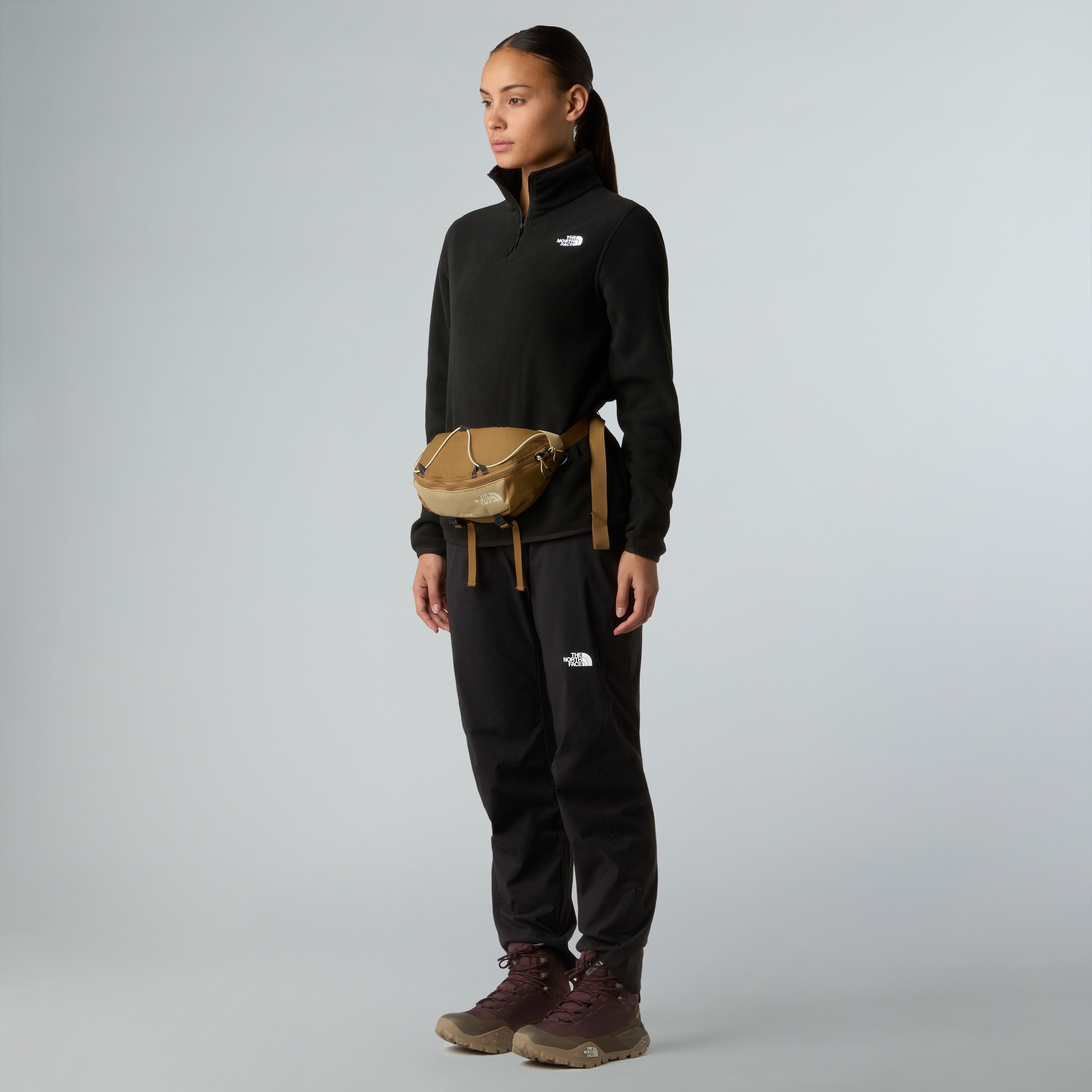 The North Face Strickfleece-Pullover »W GLACIER FLEECE 1/4 ZIP JACKET«, (1 tlg.)