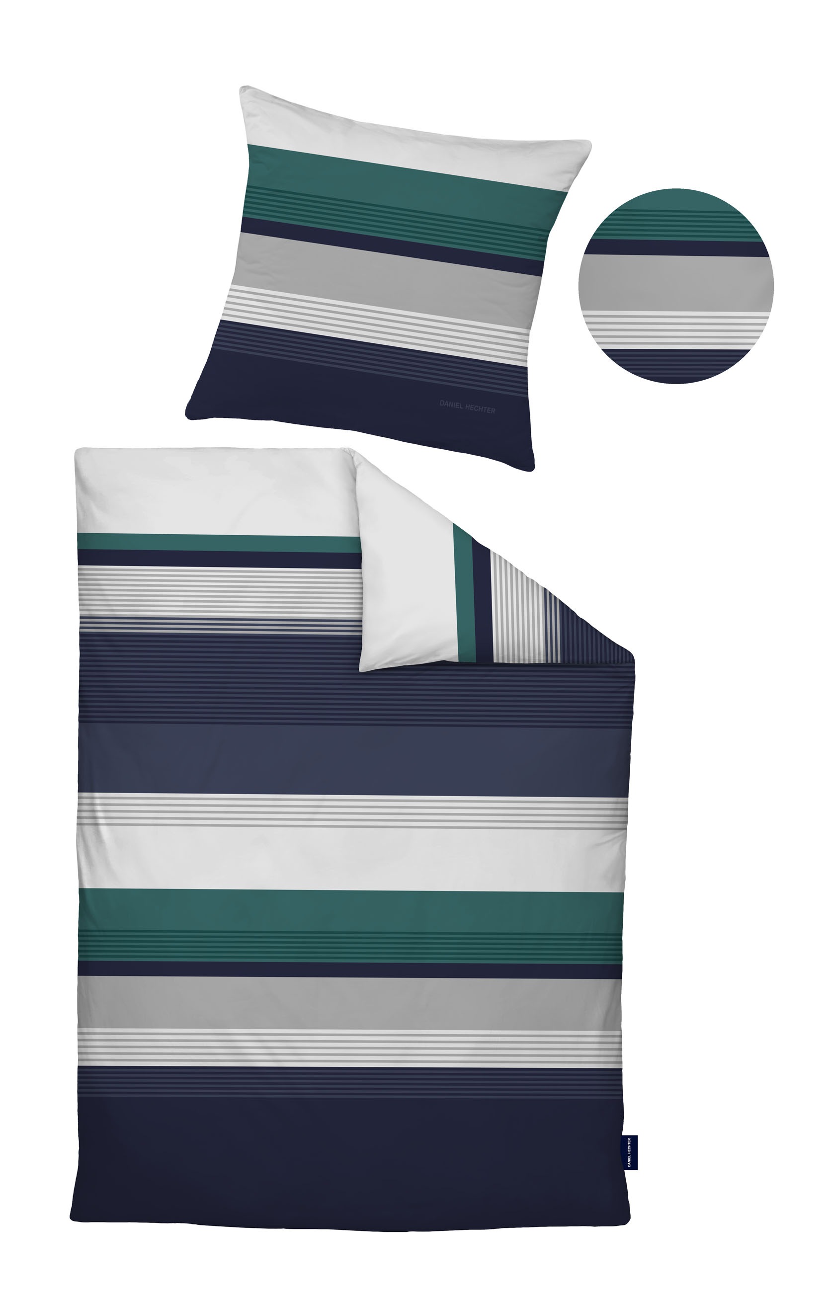 Thumbnail - Daniel Hechter Bettwäsche "1312" 2 wohlig warm + weich, pflegeleicht, aus 100% Baumwolle, Reißverschluss