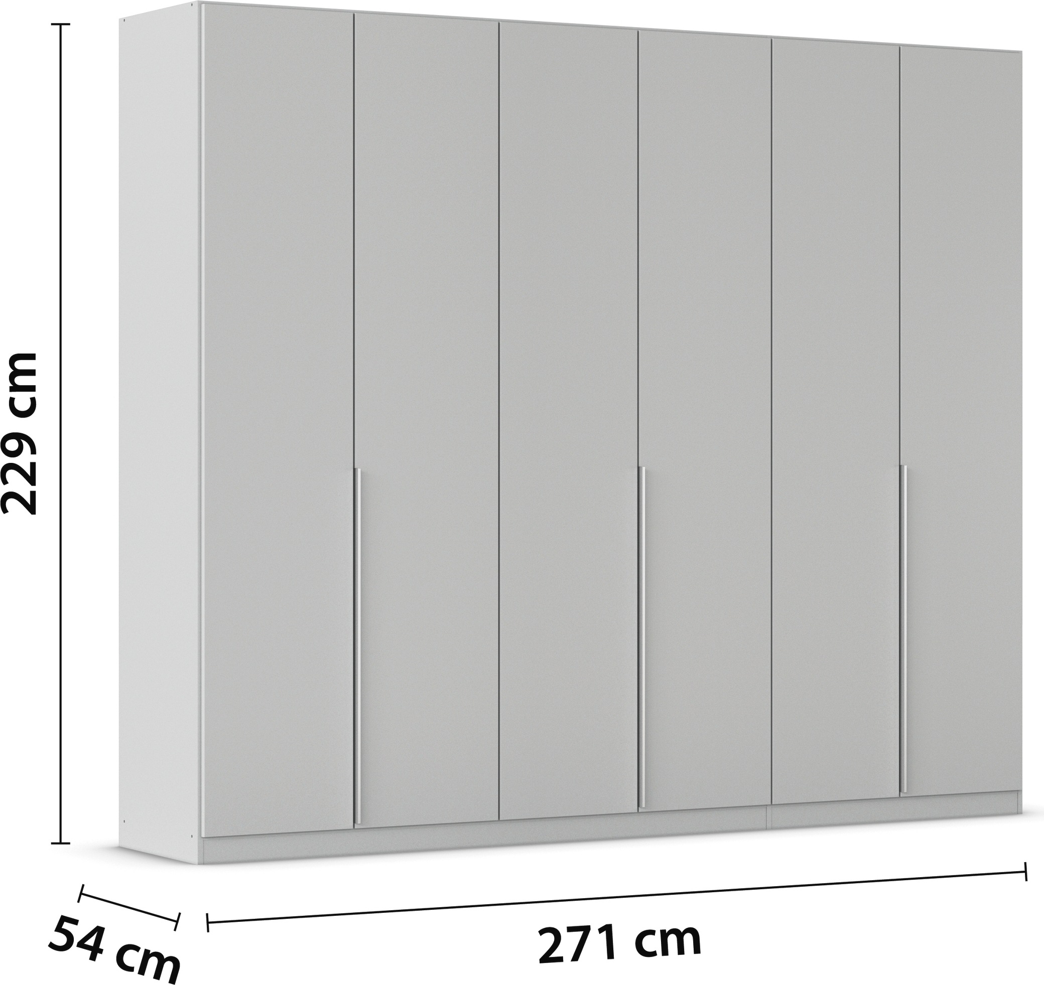 rauch Drehtürenschrank »Kleiderschrank Schrank Garderobe AGORDO mit Dekor- oder Hochglanzfront«, (in zwei Griff-Farben), durchdachte Innenausstattung, in 6 Breiten und 2 Höhen MADE IN GERMANY