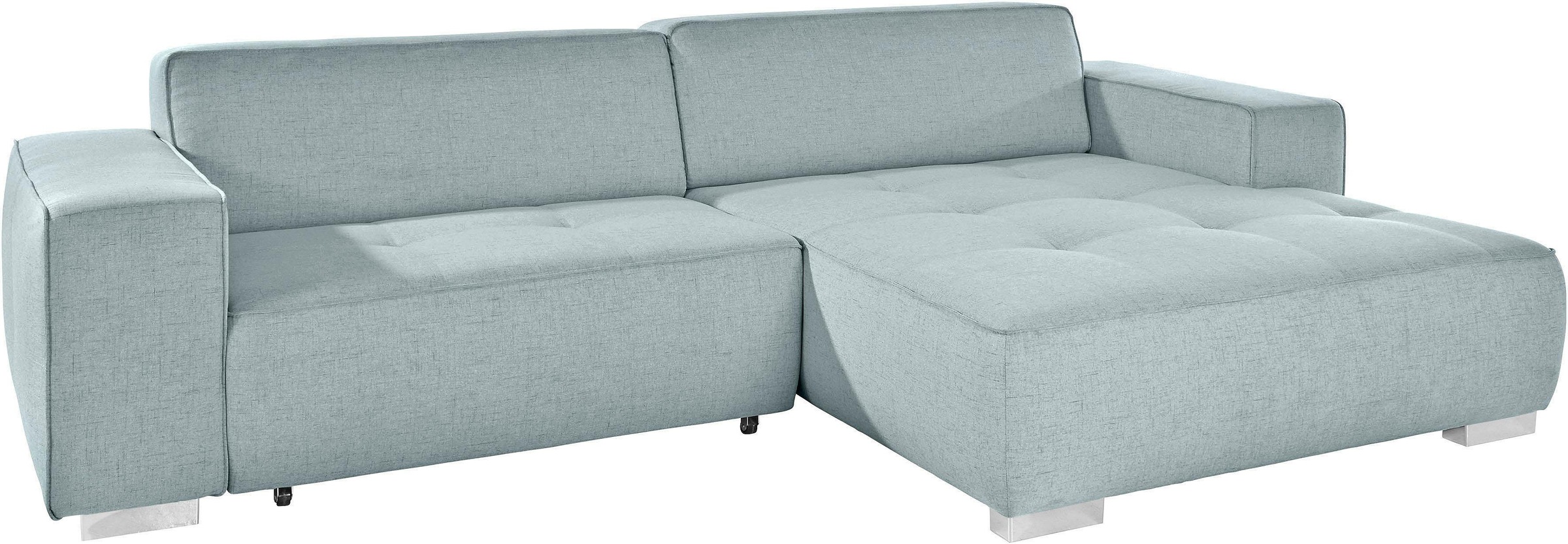 Home affaire Ecksofa "Sapporo L-Form" wahlweise Bettfunktion oder Sitztiefe günstig online kaufen