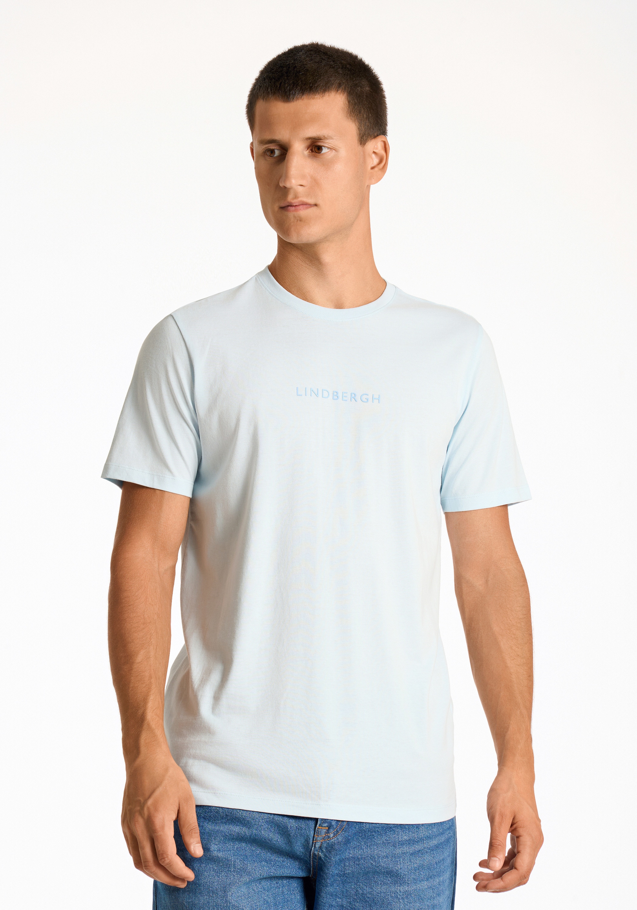 LINDBERGH Kurzarmshirt "T-Shirt (Kurzarm) Relaxed Fit"